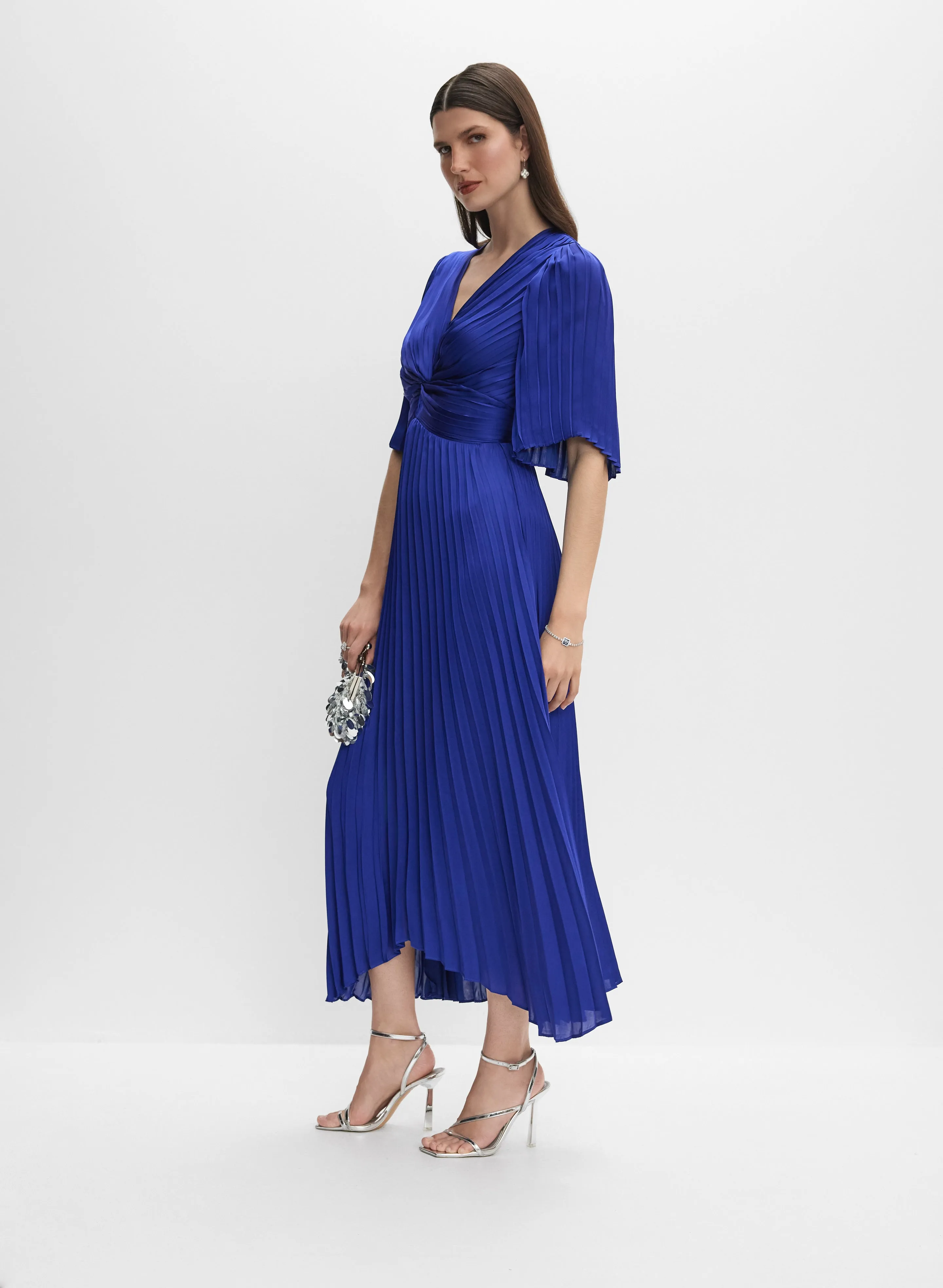 Joseph Ribkoff - Satin Plissé Dress sold by Melanie Lyne product image thumbnail 3