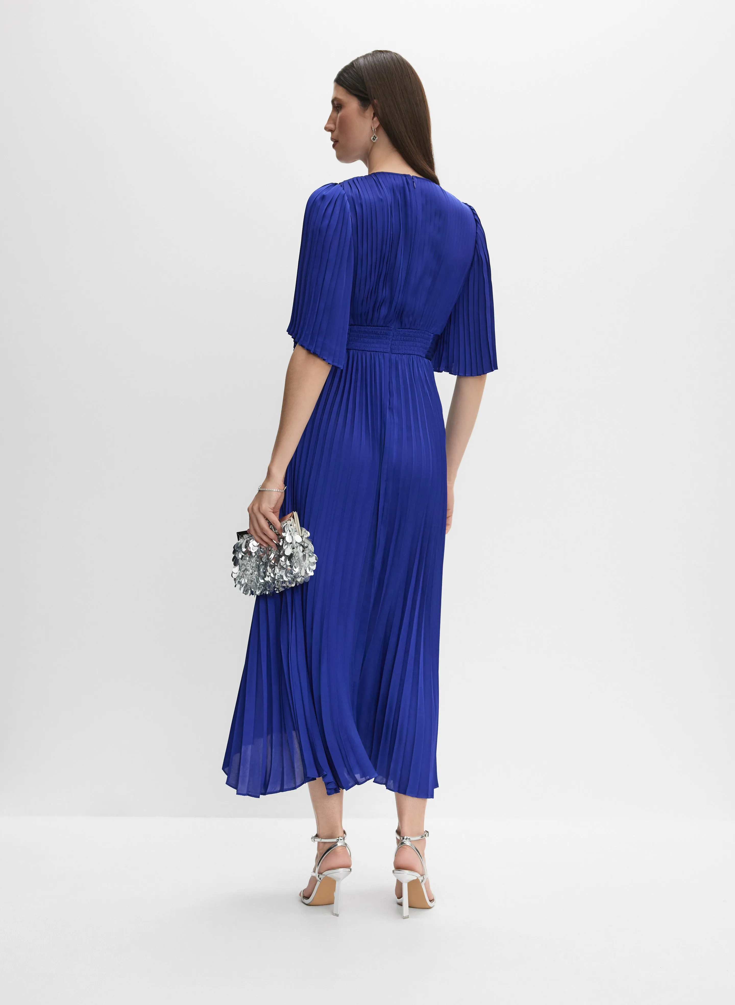 Joseph Ribkoff - Satin Plissé Dress sold by Melanie Lyne product image thumbnail 5