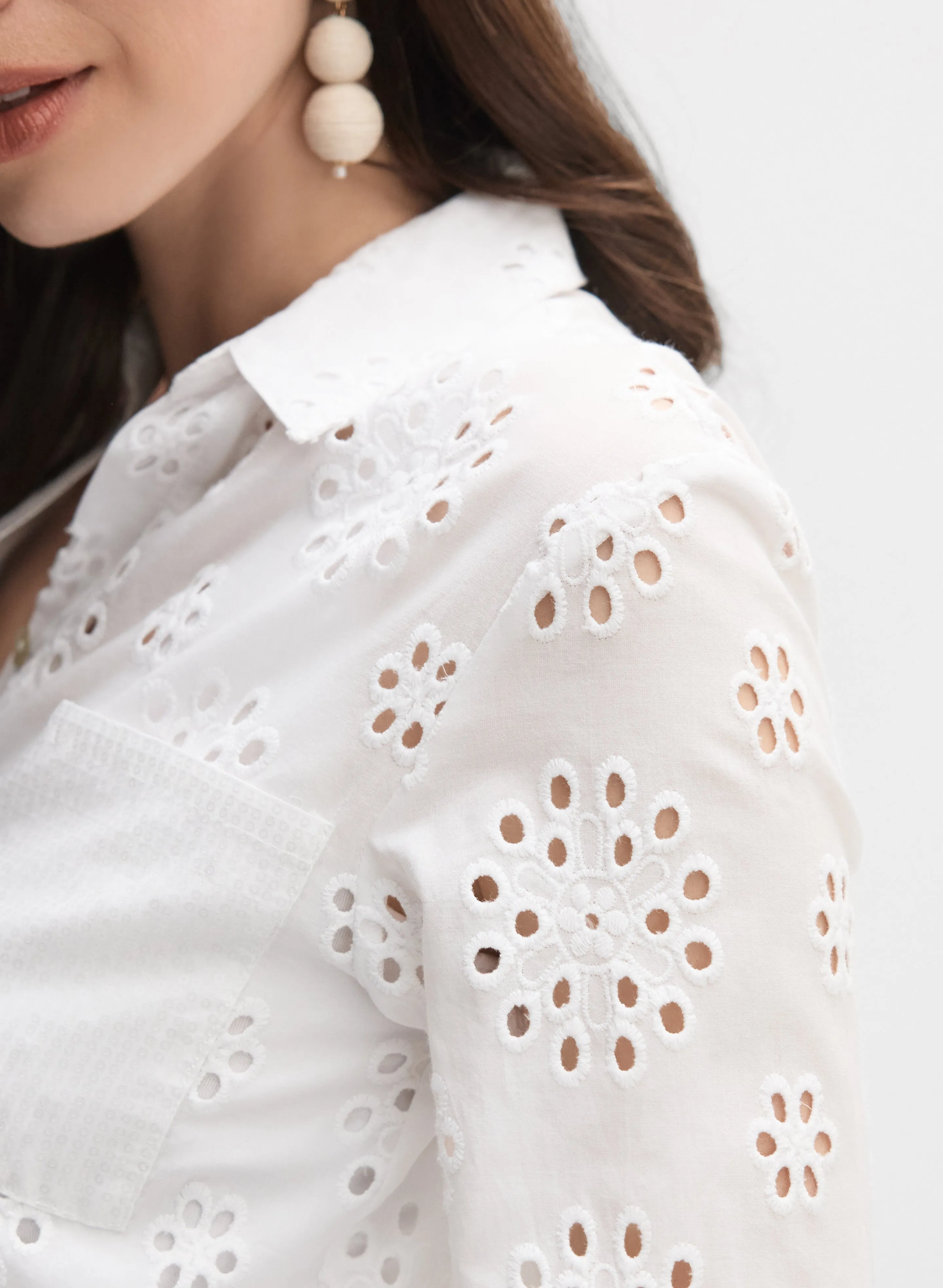 Joseph Ribkoff - Sequined Eyelet Blouse sold by Melanie Lyne product image thumbnail 2