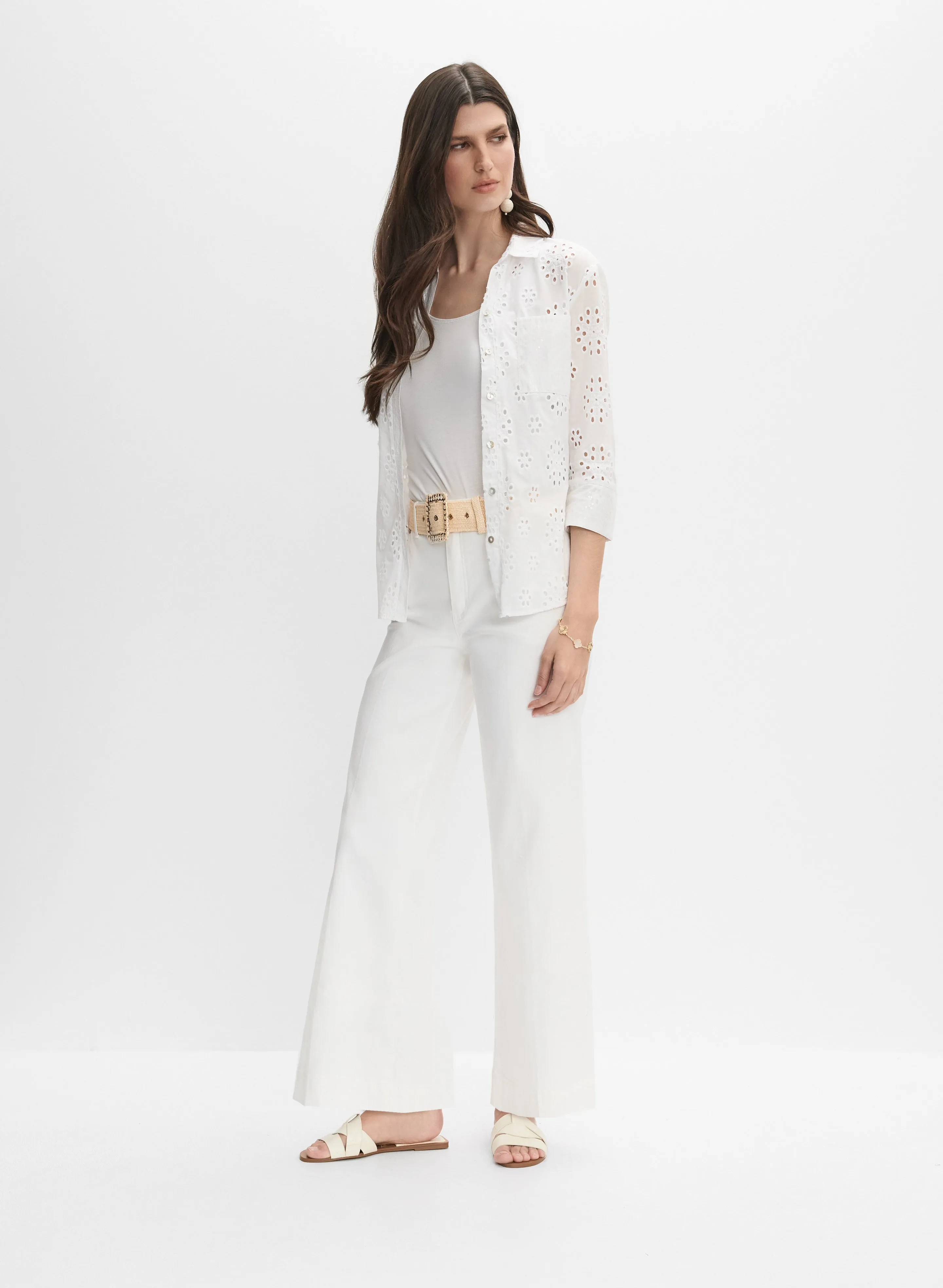 Joseph Ribkoff - Sequined Eyelet Blouse sold by Melanie Lyne product image thumbnail 3