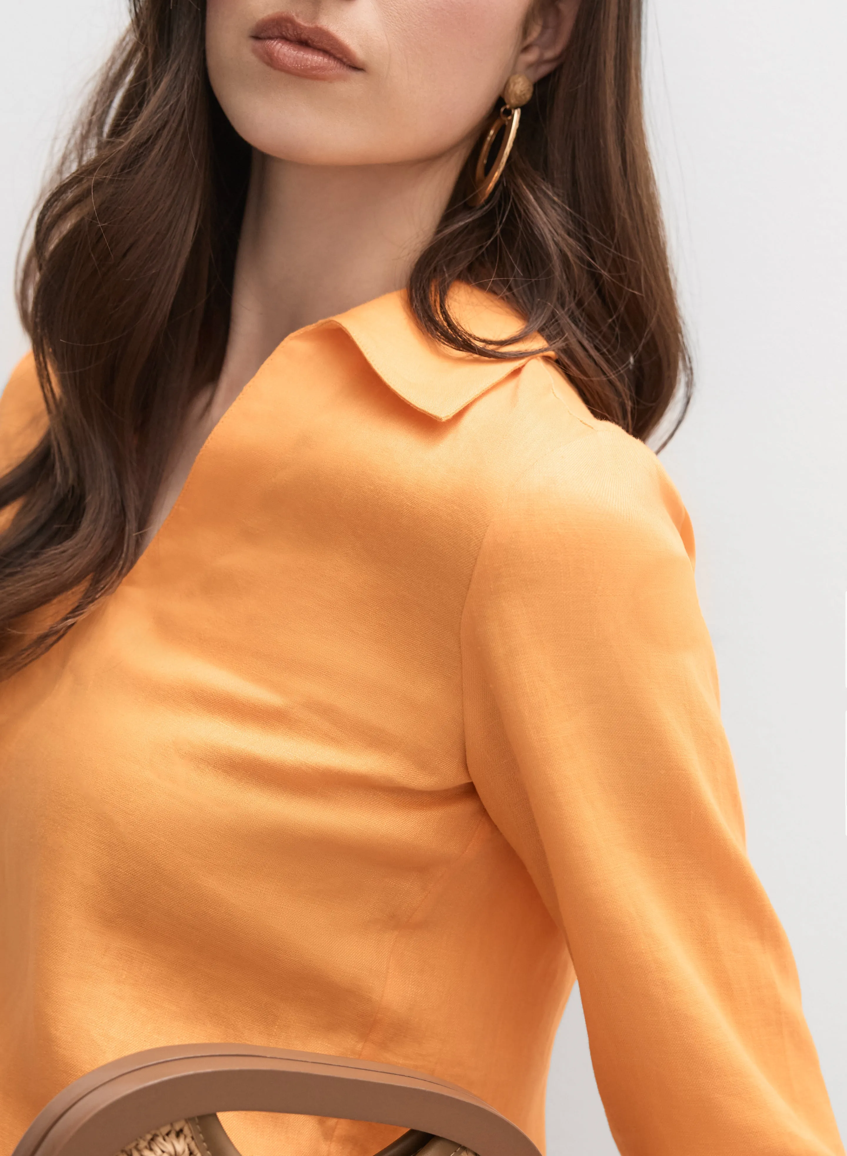 Joseph Ribkoff - Linen Polo Blouse sold by Melanie Lyne product image thumbnail 2