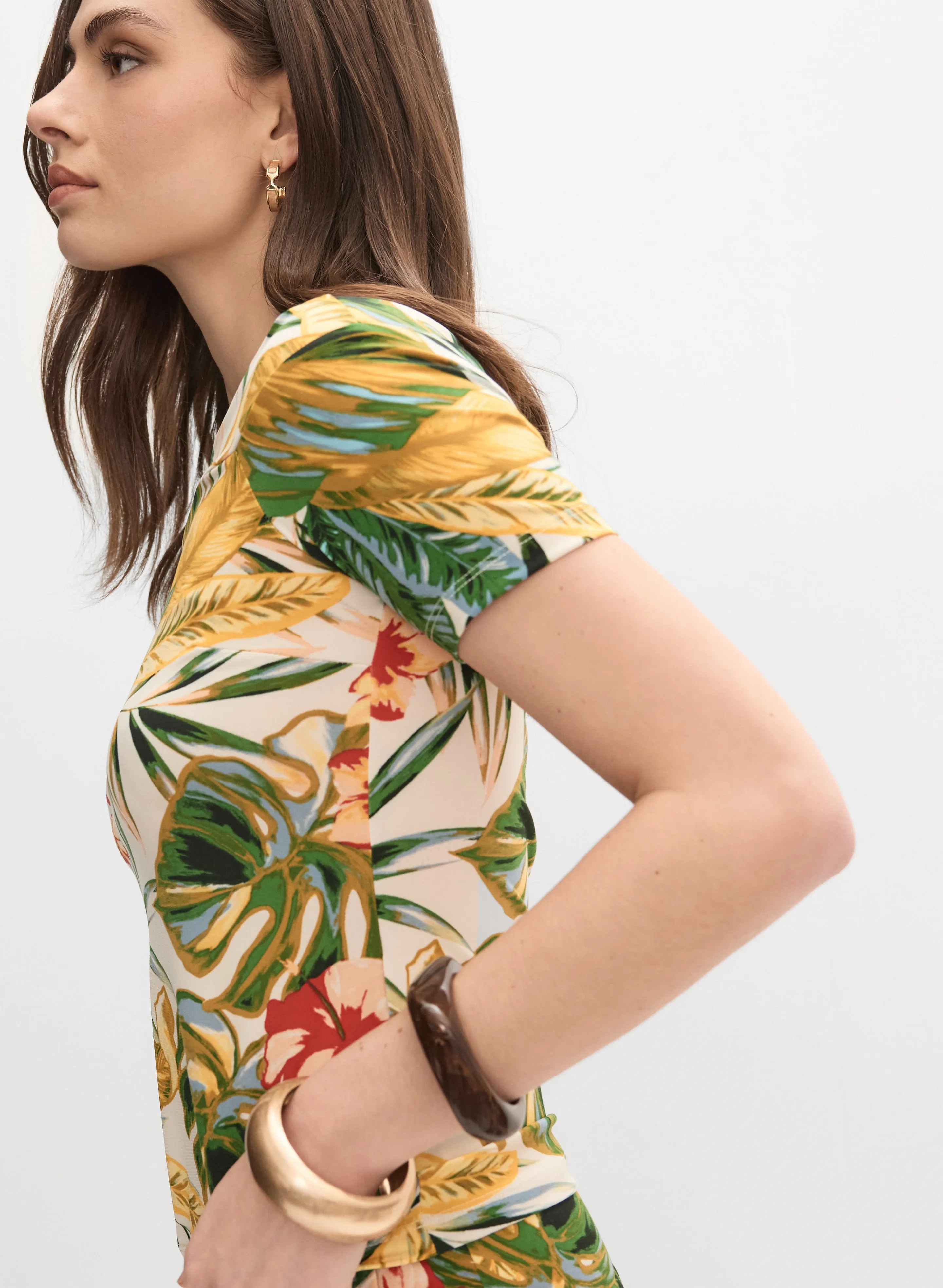 Tropical Off-Shoulder Top sold by Melanie Lyne product image thumbnail 5