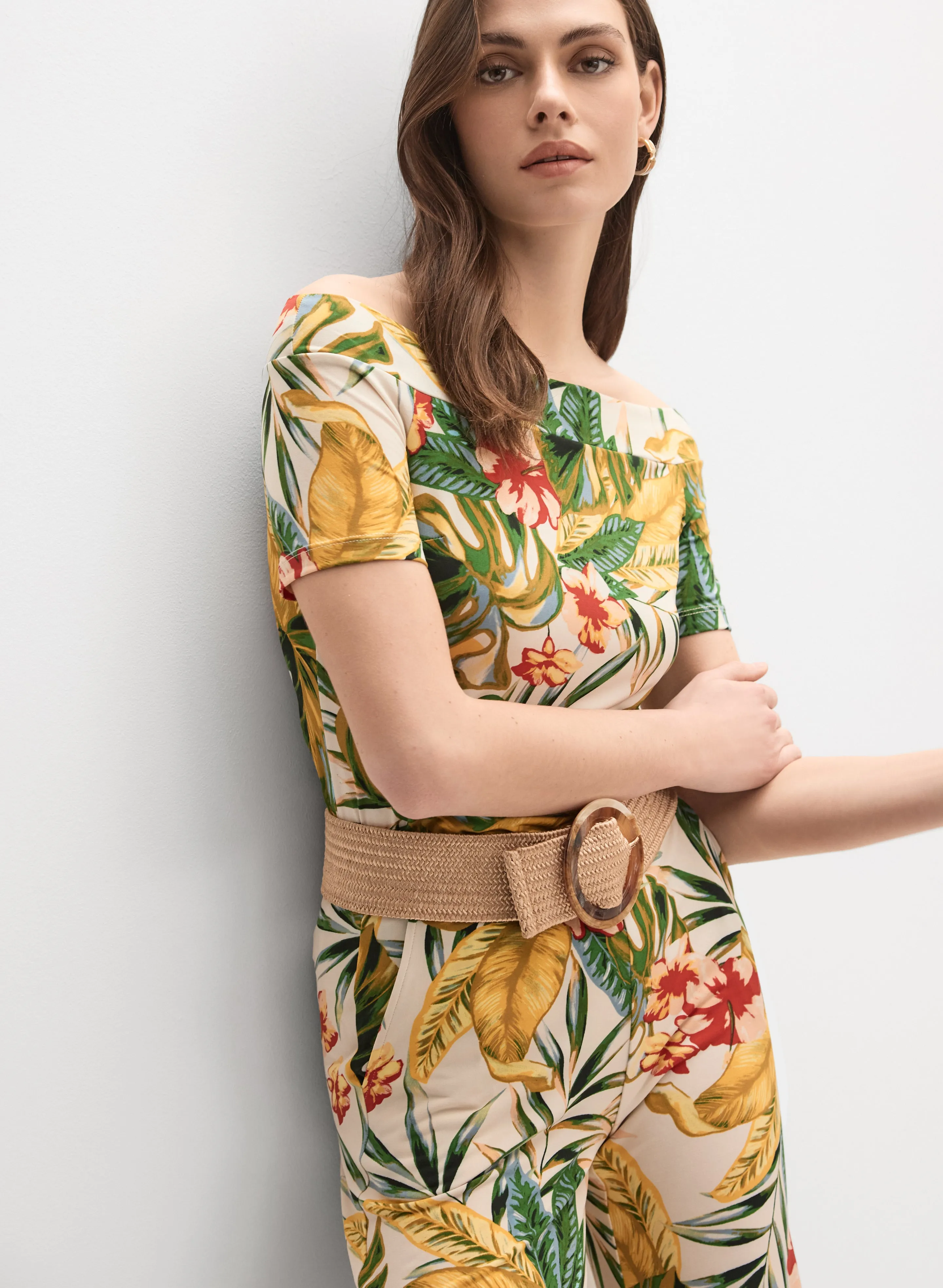 Tropical Off-Shoulder Top sold by Melanie Lyne