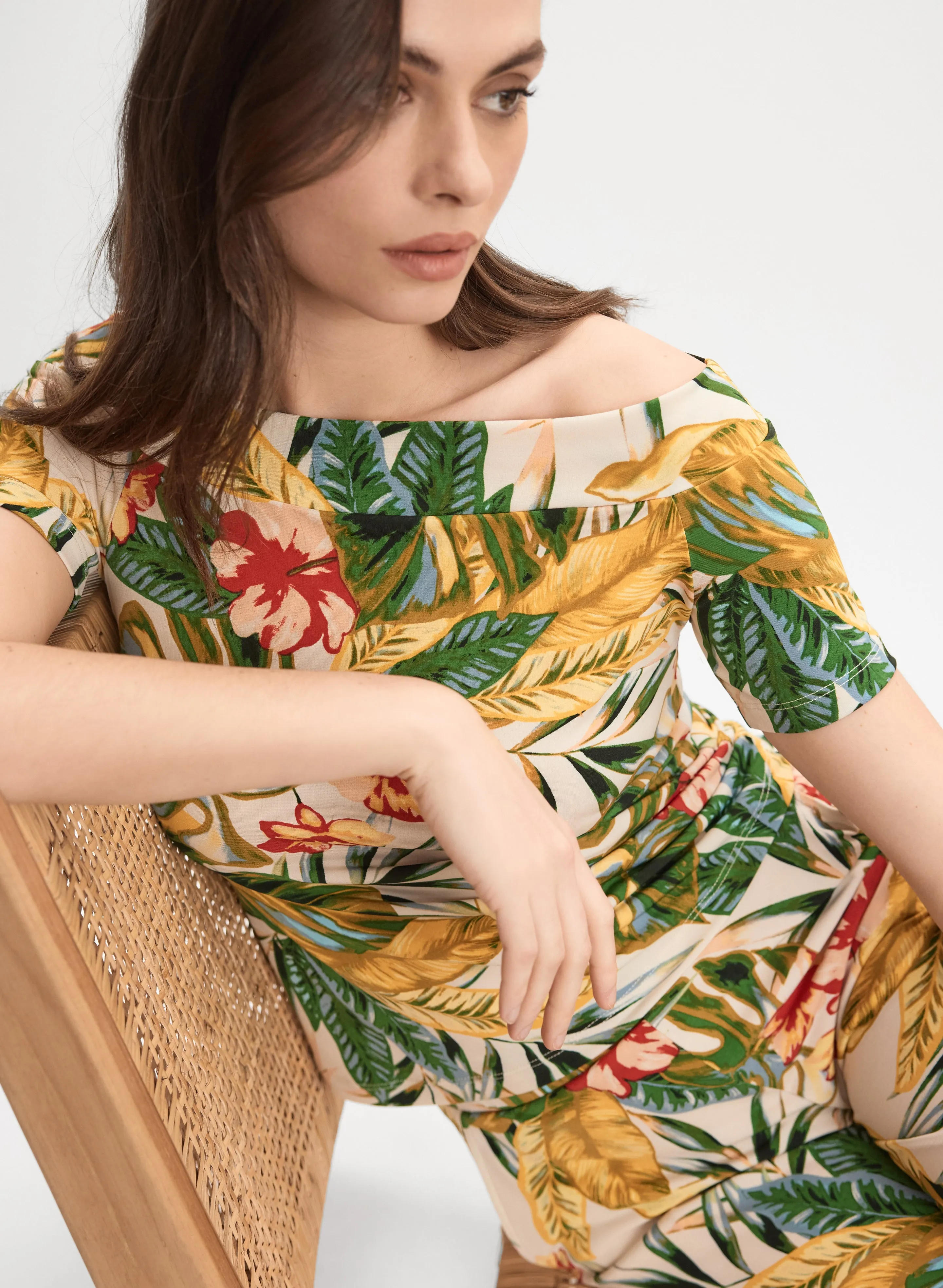 Tropical Off-Shoulder Top sold by Melanie Lyne product image thumbnail 2