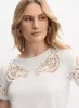 Cut-Out Embroidered T-Shirt sold by Melanie Lyne