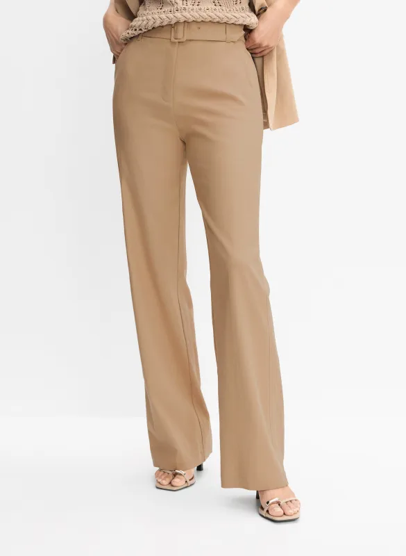 Stretch Linen Wide-Leg Pants sold by Melanie Lyne