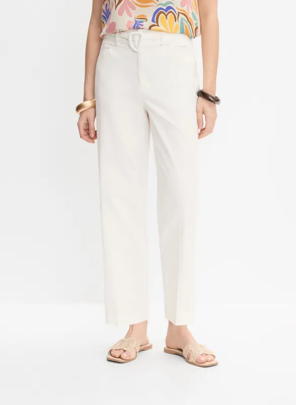 Cotton Straight-Leg Pants sold by Melanie Lyne