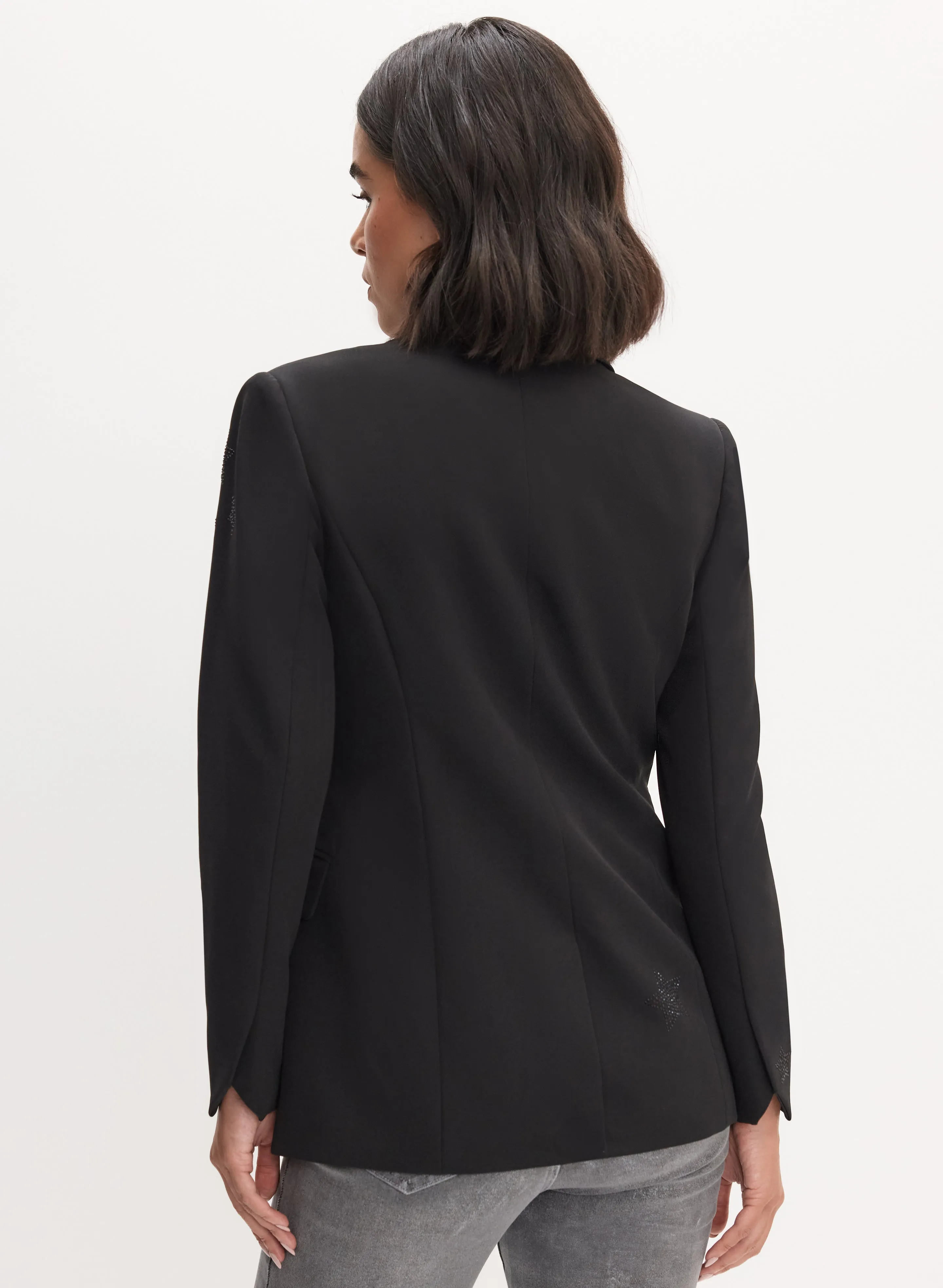 Rhinestone Star Detail Blazer sold by Melanie Lyne product image thumbnail 4