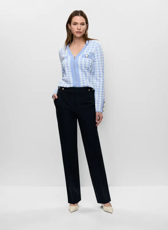 Houndstooth Cardigan & Straight Leg Pants sold by Melanie Lyne