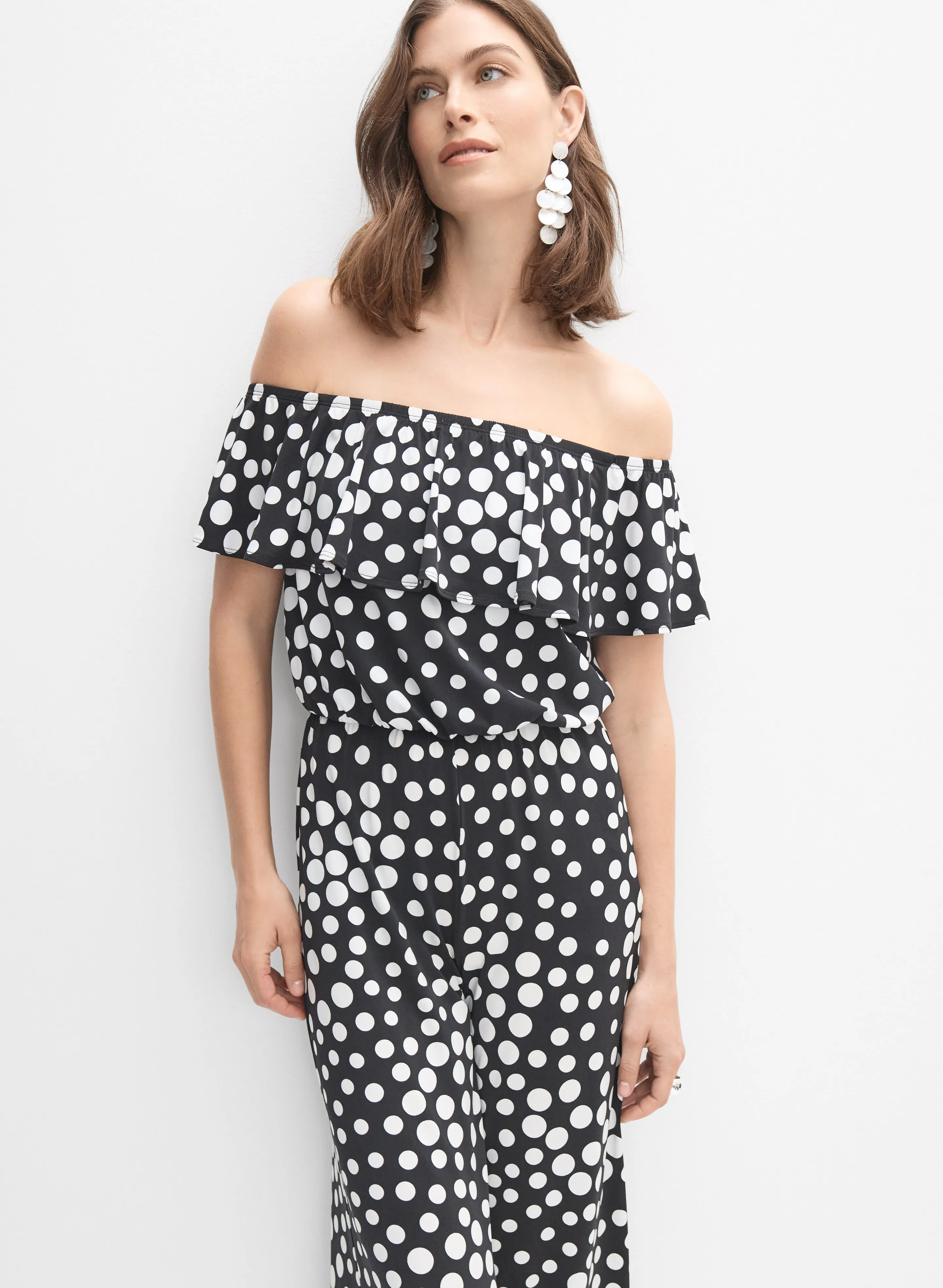 Polka Dot Jumpsuit sold by Melanie Lyne product image thumbnail 4