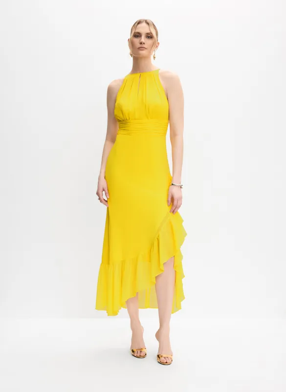 Chiffon Halter Neck Dress sold by Melanie Lyne