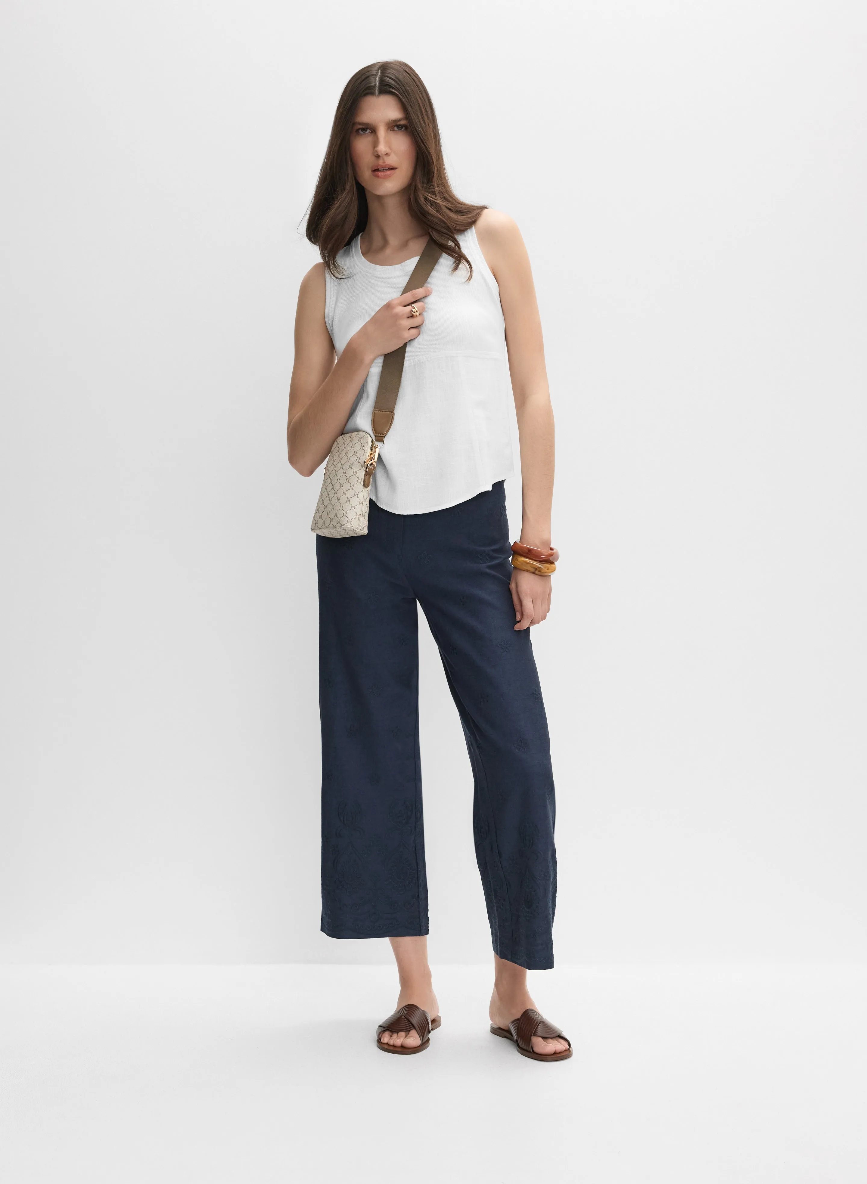 Stretch Cotton Tank Top sold by Melanie Lyne product image thumbnail 3