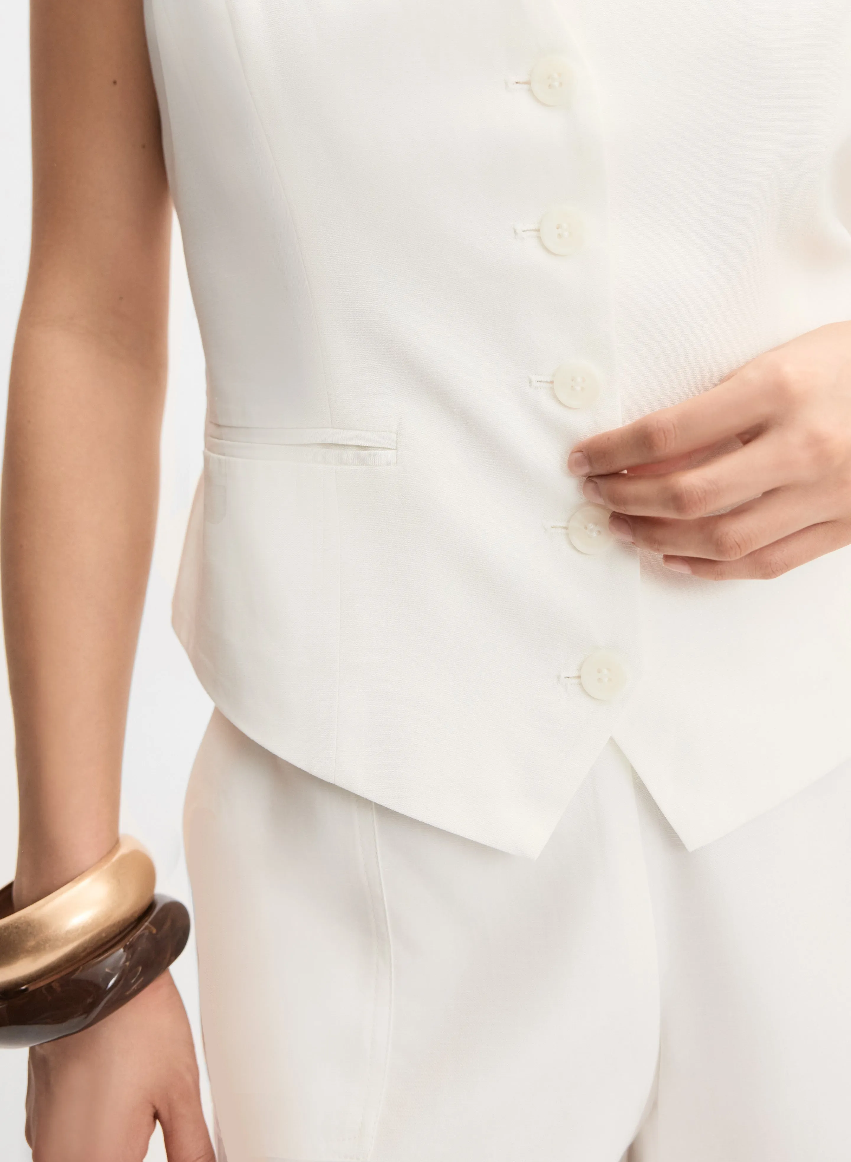 Button-Down Vest sold by Melanie Lyne product image thumbnail 2