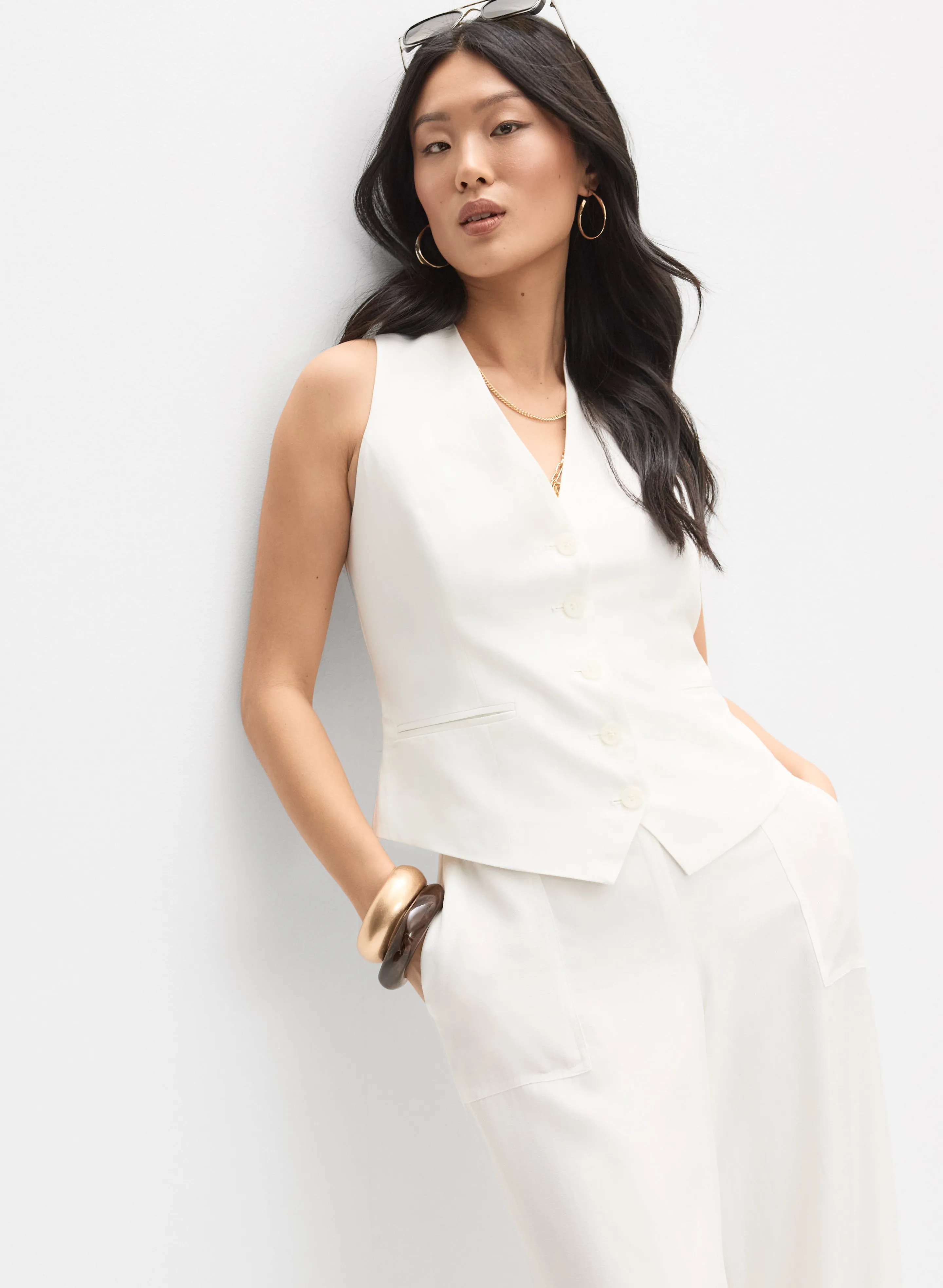 Button-Down Vest sold by Melanie Lyne