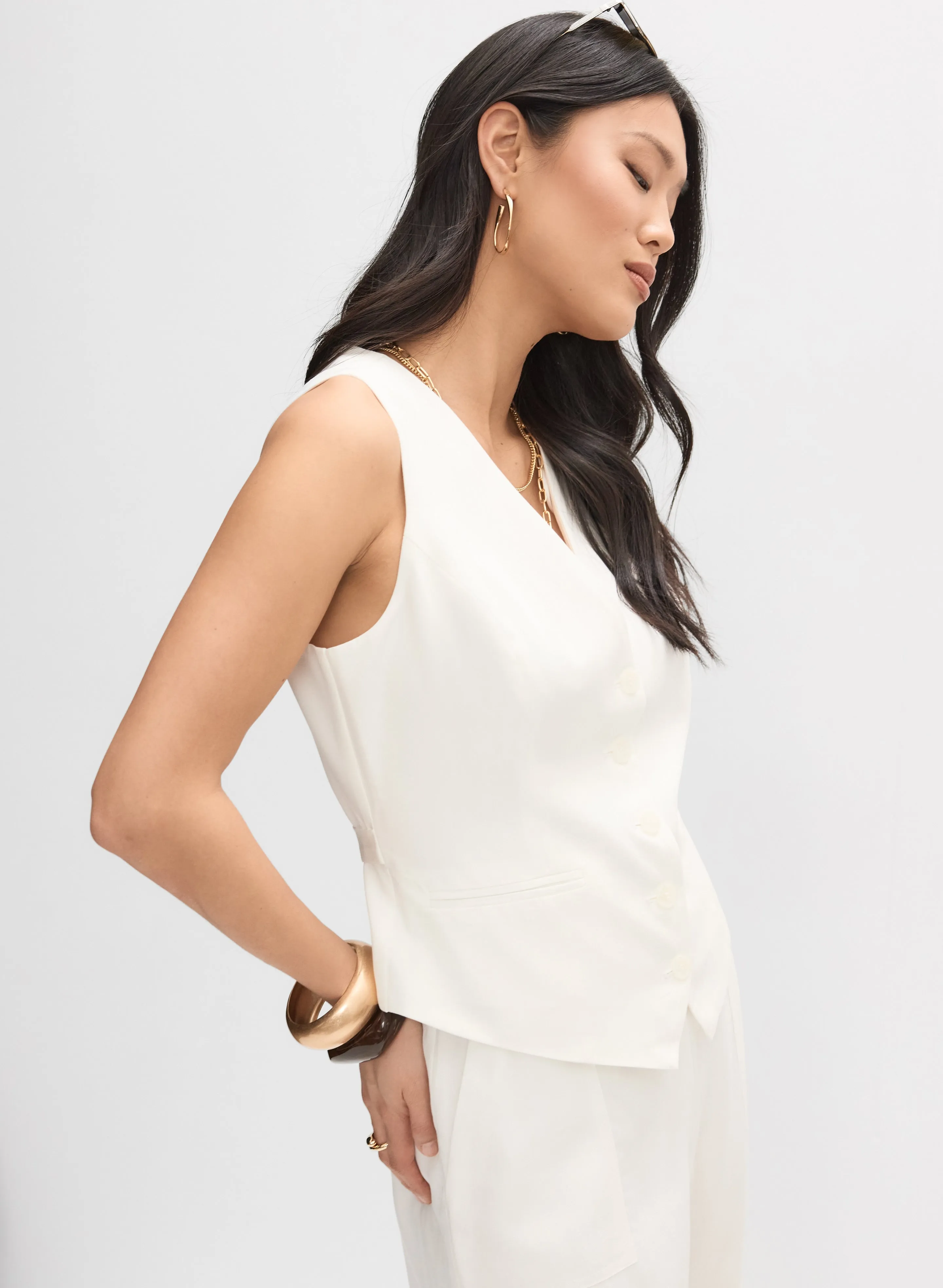 Button-Down Vest sold by Melanie Lyne product image thumbnail 5