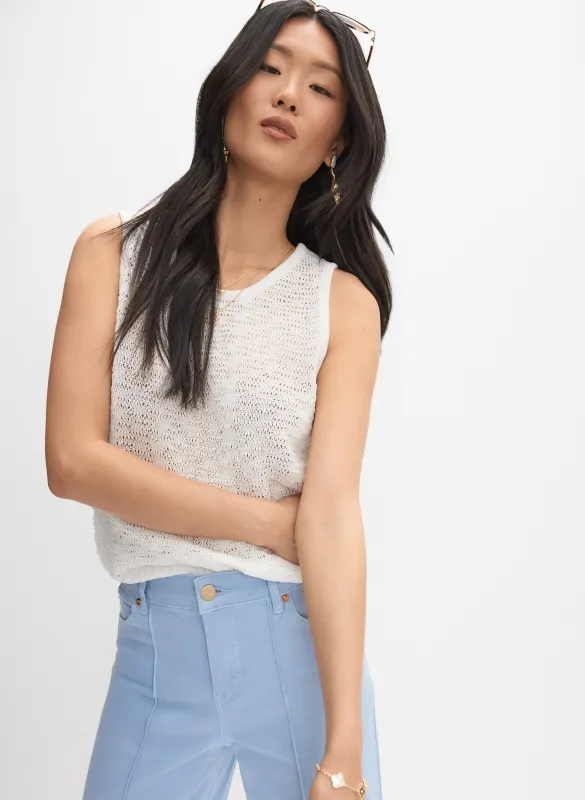 Textured Sleeveless Sweater sold by Melanie Lyne