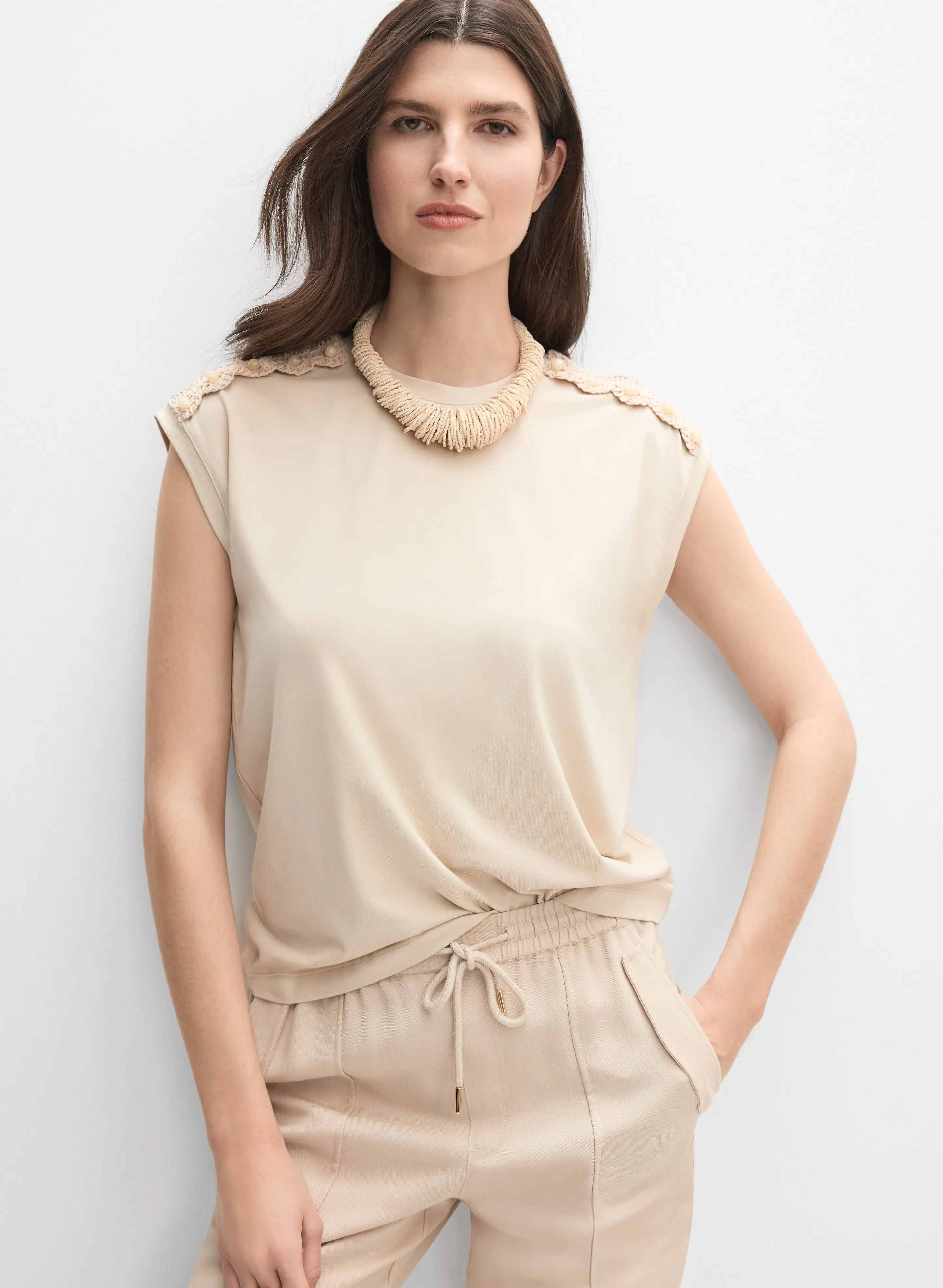 Crochet Detail Top sold by Melanie Lyne