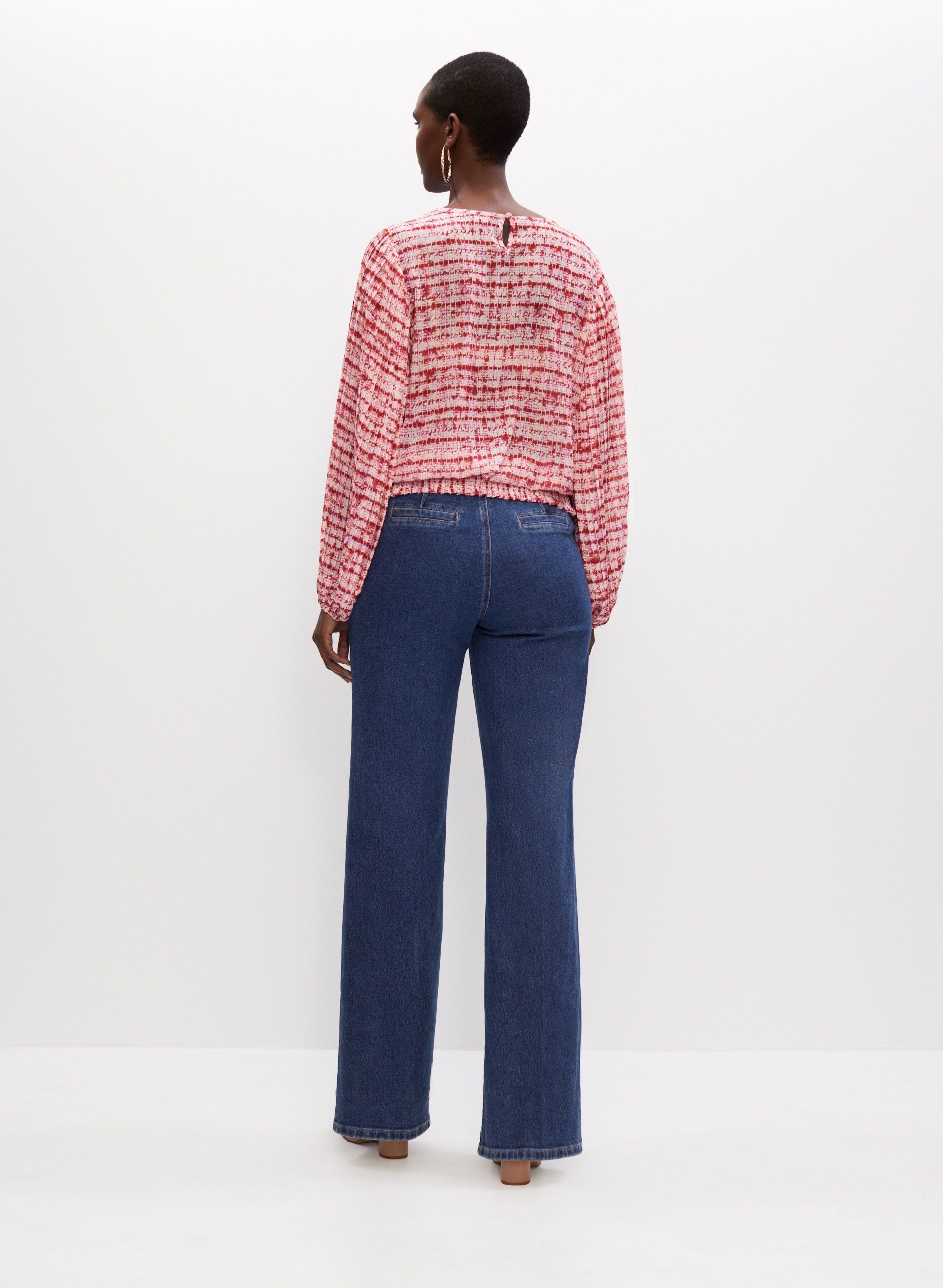 Tweed Print Top sold by Melanie Lyne product image thumbnail 4