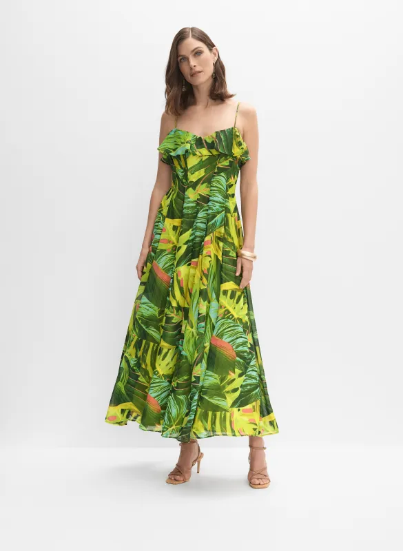 Tropical Chiffon Dress sold by Melanie Lyne