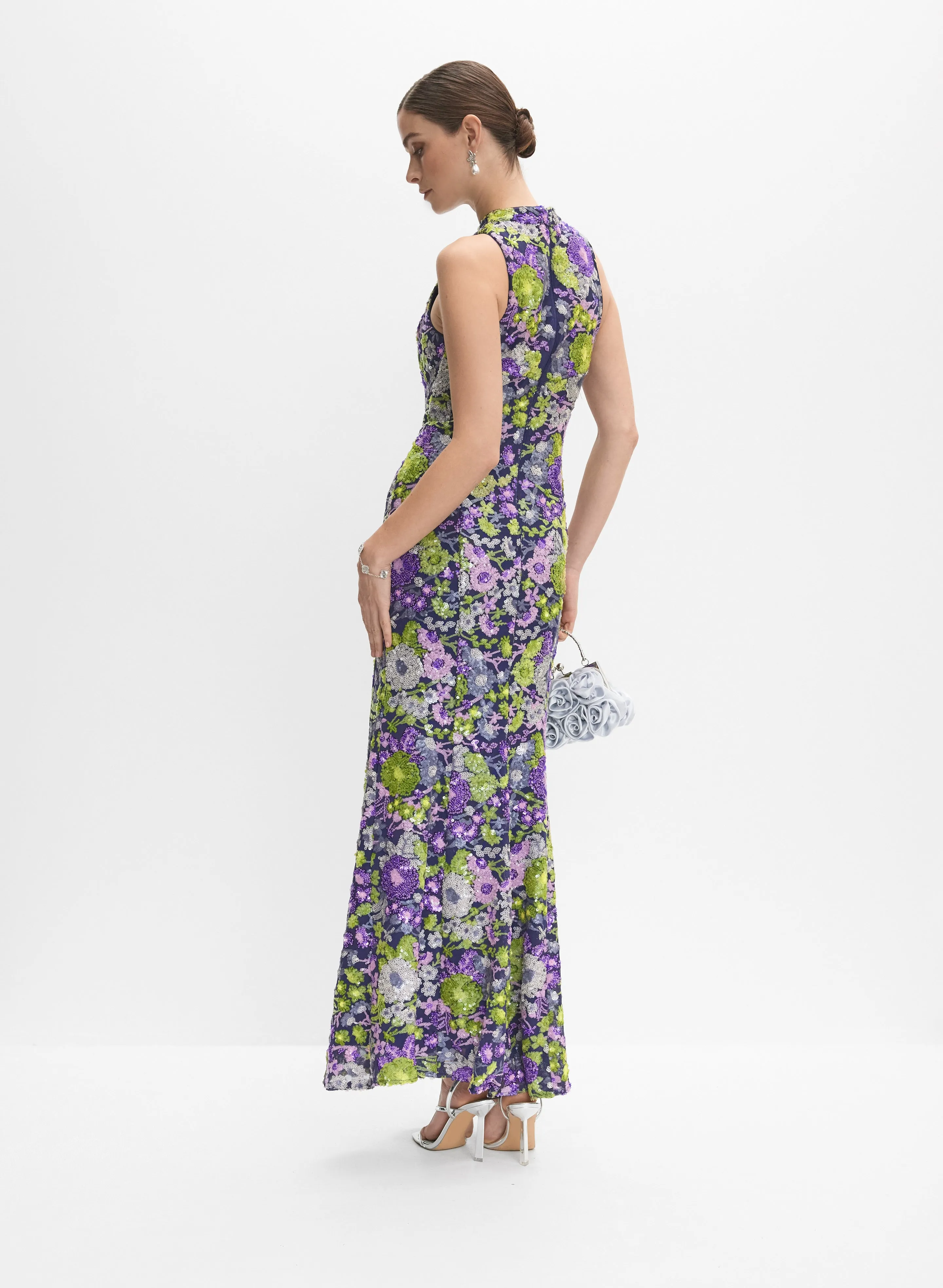 Alex Evenings - Sequin Embellished Floral Dress sold by Melanie Lyne product image thumbnail 3