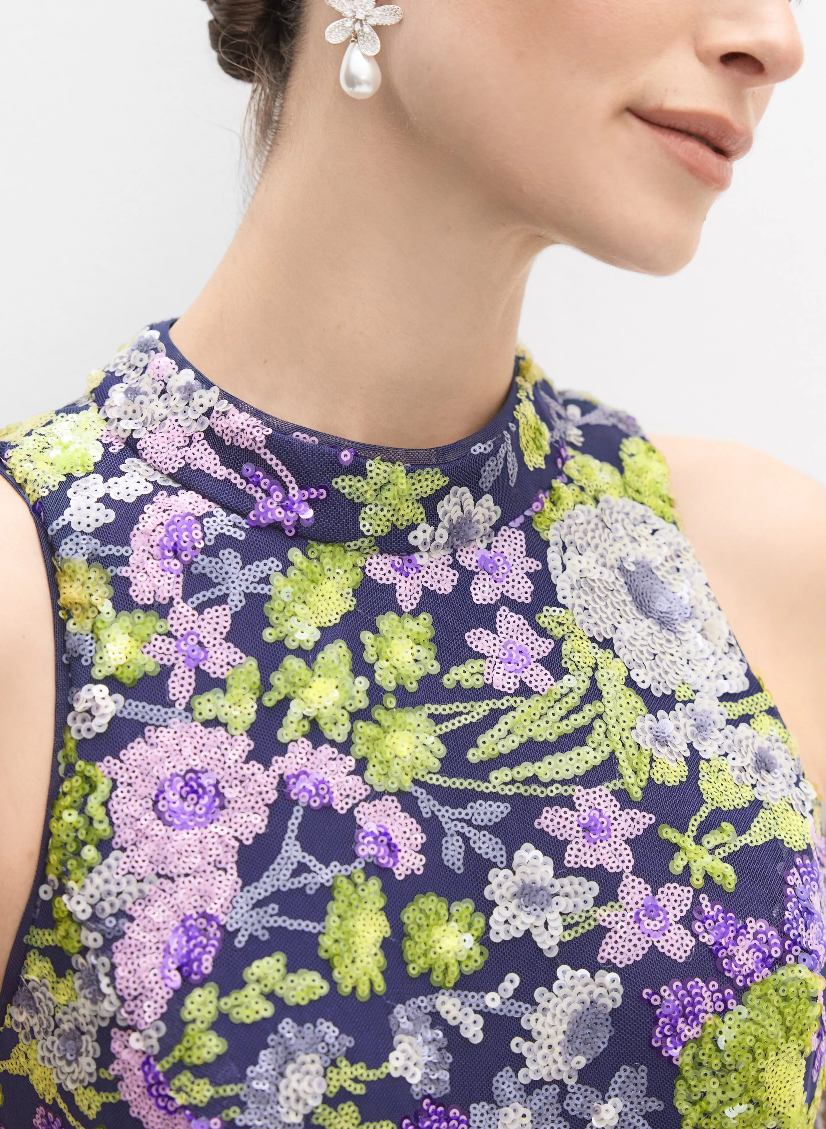 Alex Evenings - Sequin Embellished Floral Dress sold by Melanie Lyne product image thumbnail 5