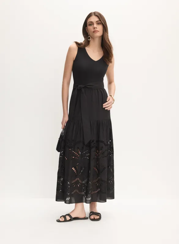 Cotton Cutout Maxi Dress sold by Melanie Lyne