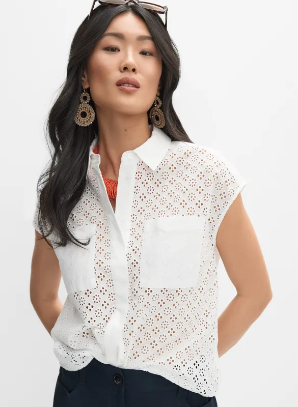 Floral Embroidered Blouse sold by Melanie Lyne