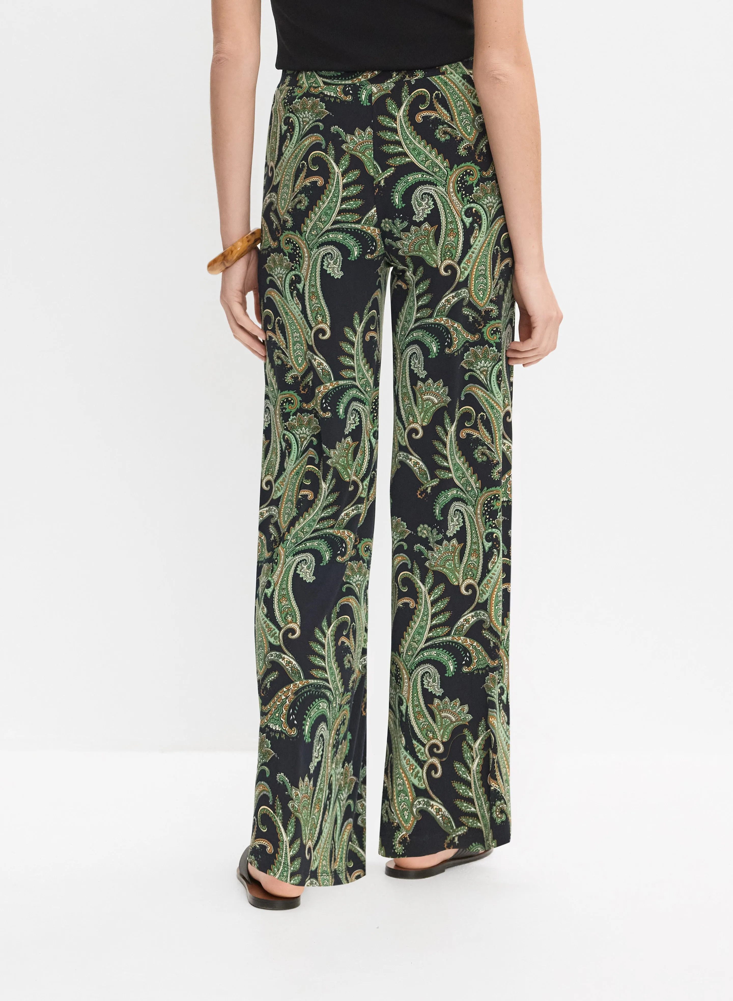 Paisley Wide-Leg Pants sold by Melanie Lyne product image thumbnail 2
