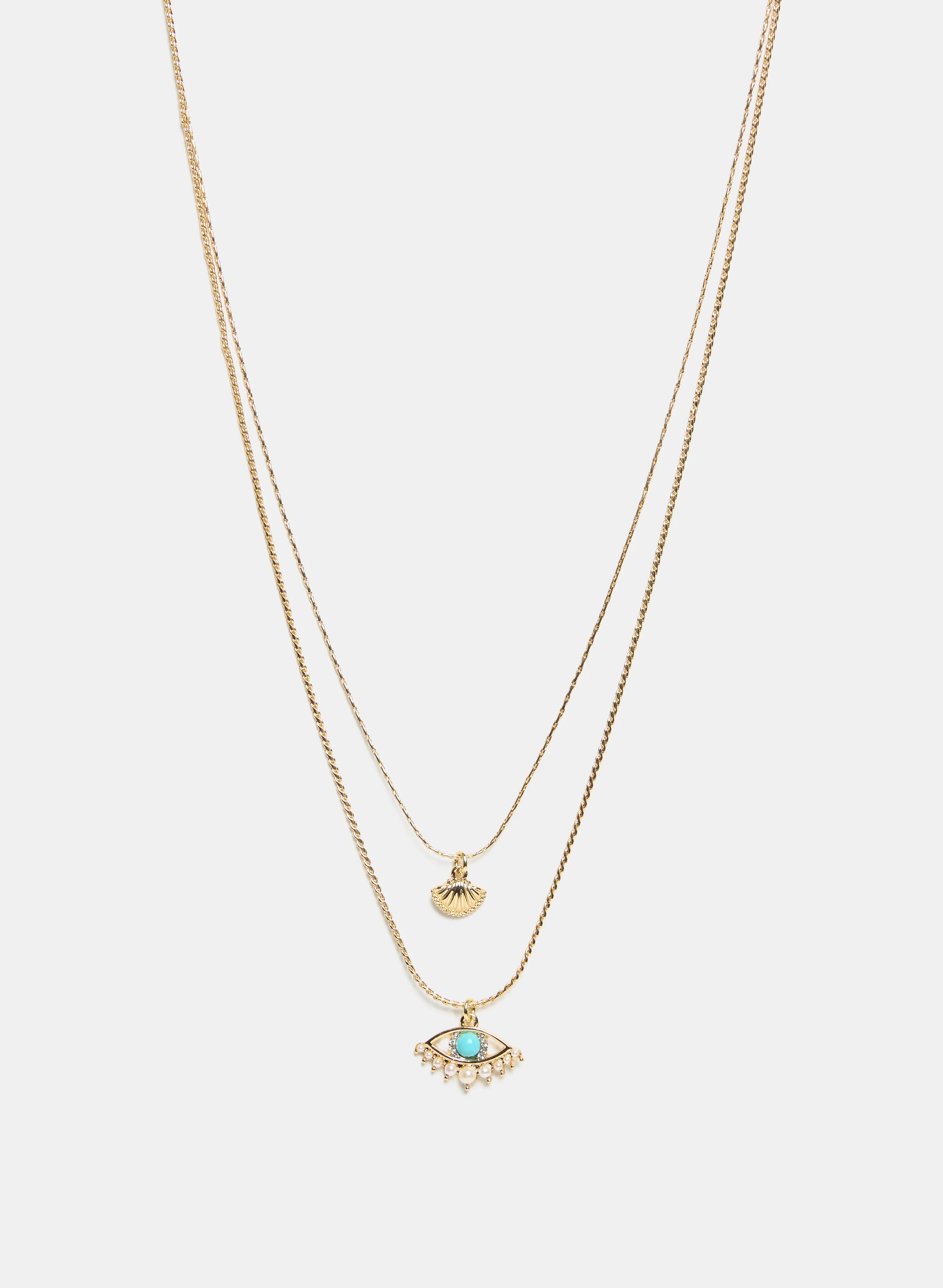 Tiered Pendant Necklace sold by Melanie Lyne