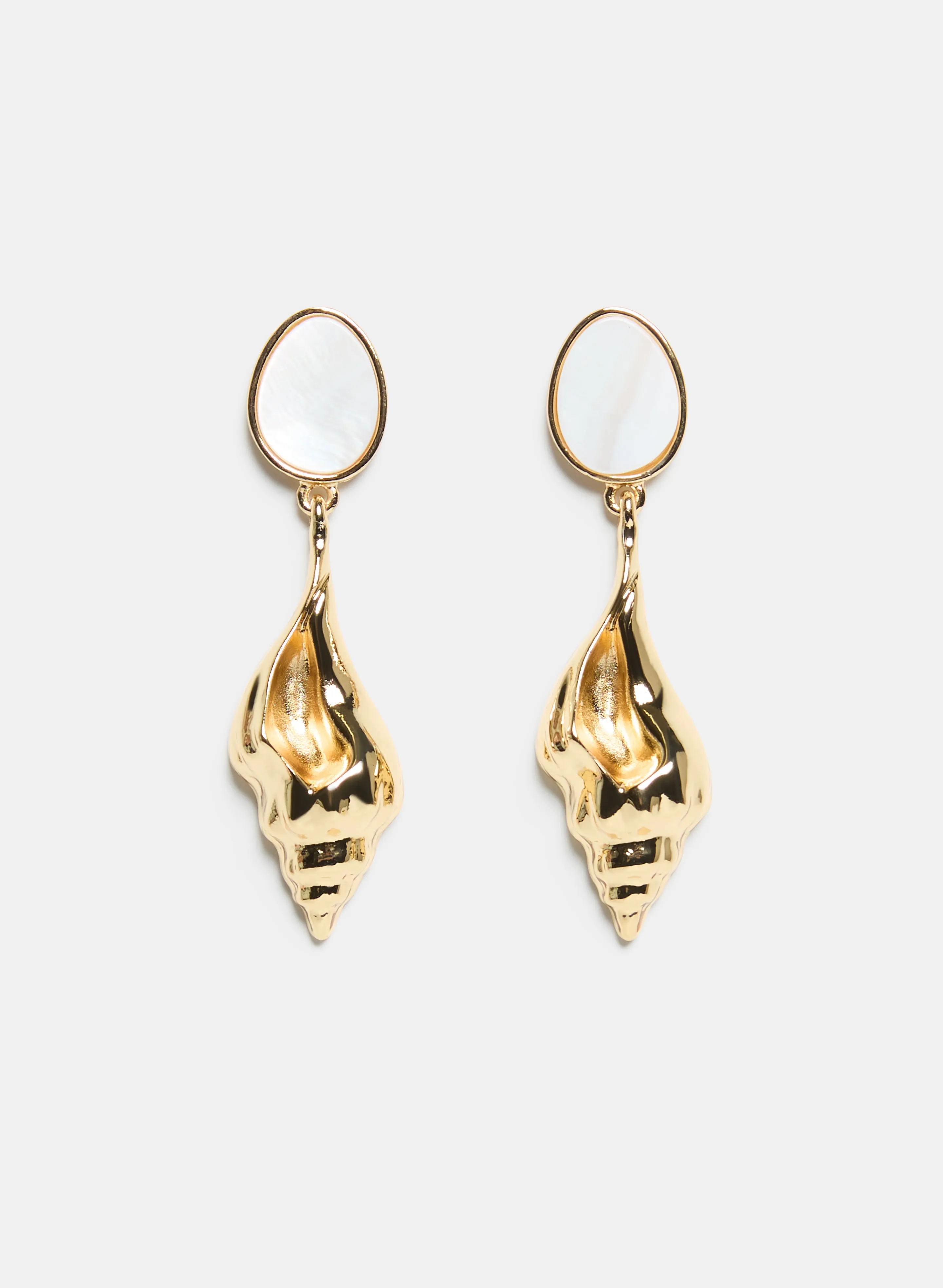 Conch Drop Earrings sold by Melanie Lyne