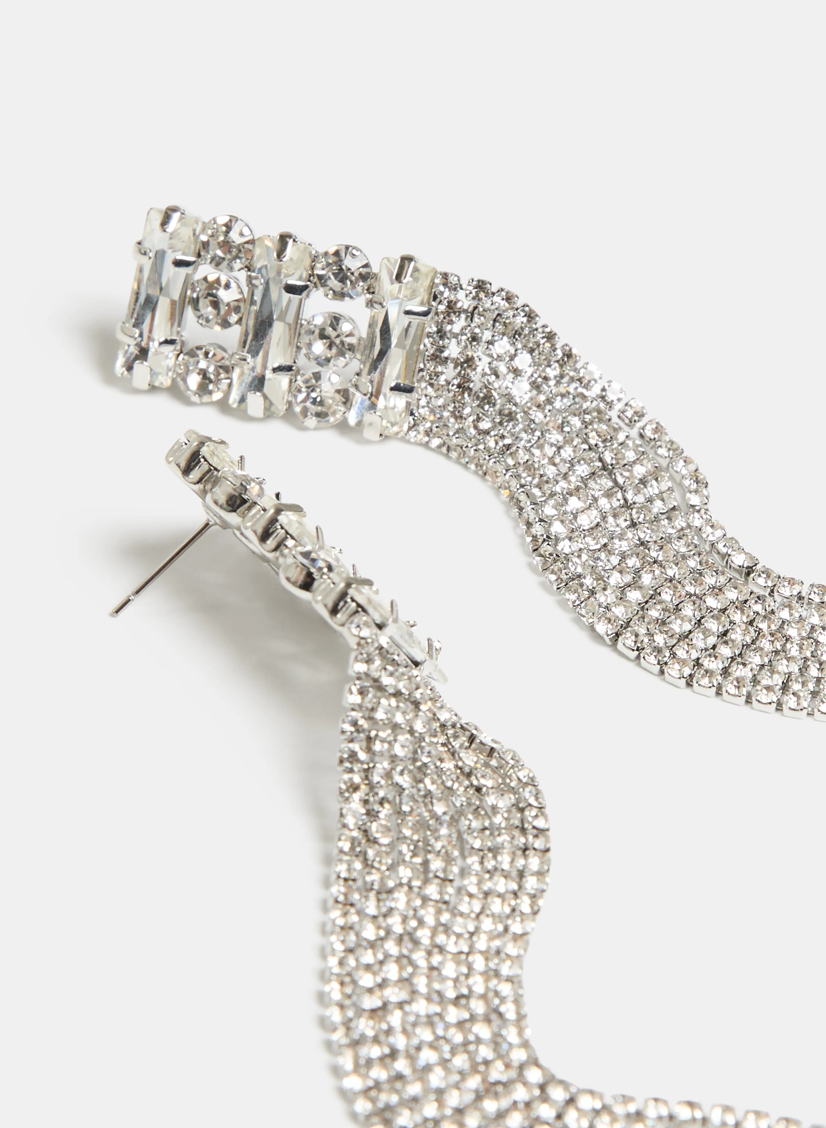 Crystal Cascade Earrings sold by Melanie Lyne product image thumbnail 2