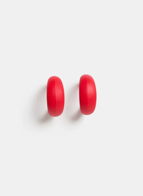 Rubber Hoop Earrings sold by Melanie Lyne