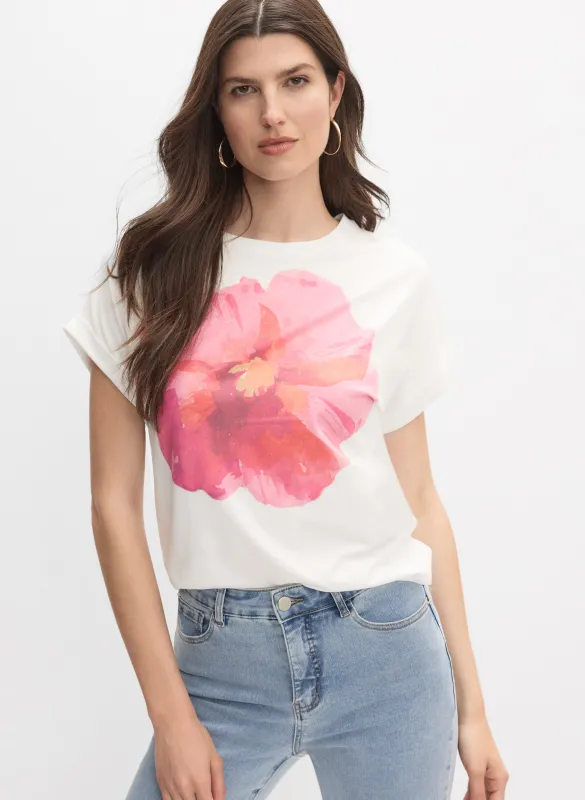 Floral Front T-Shirt sold by Melanie Lyne