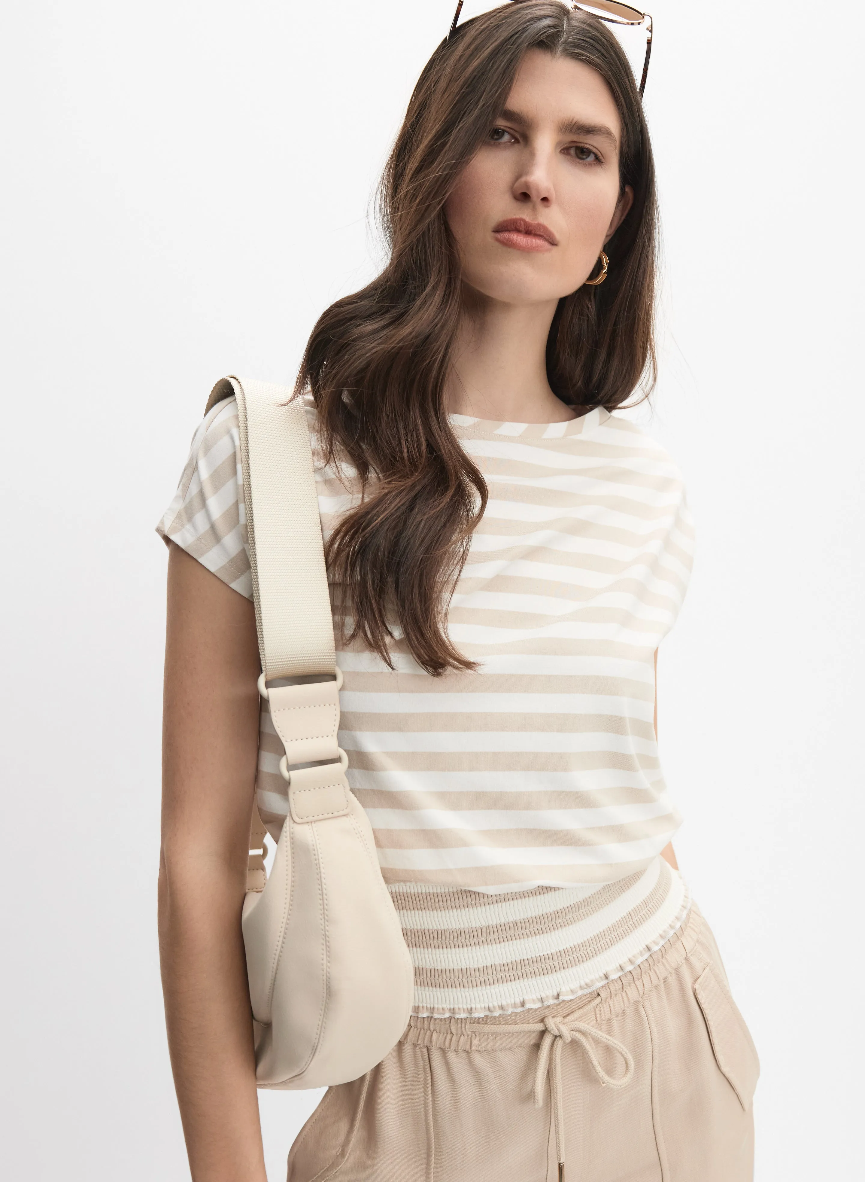 Smocked Hem T-Shirt sold by Melanie Lyne product image thumbnail 5