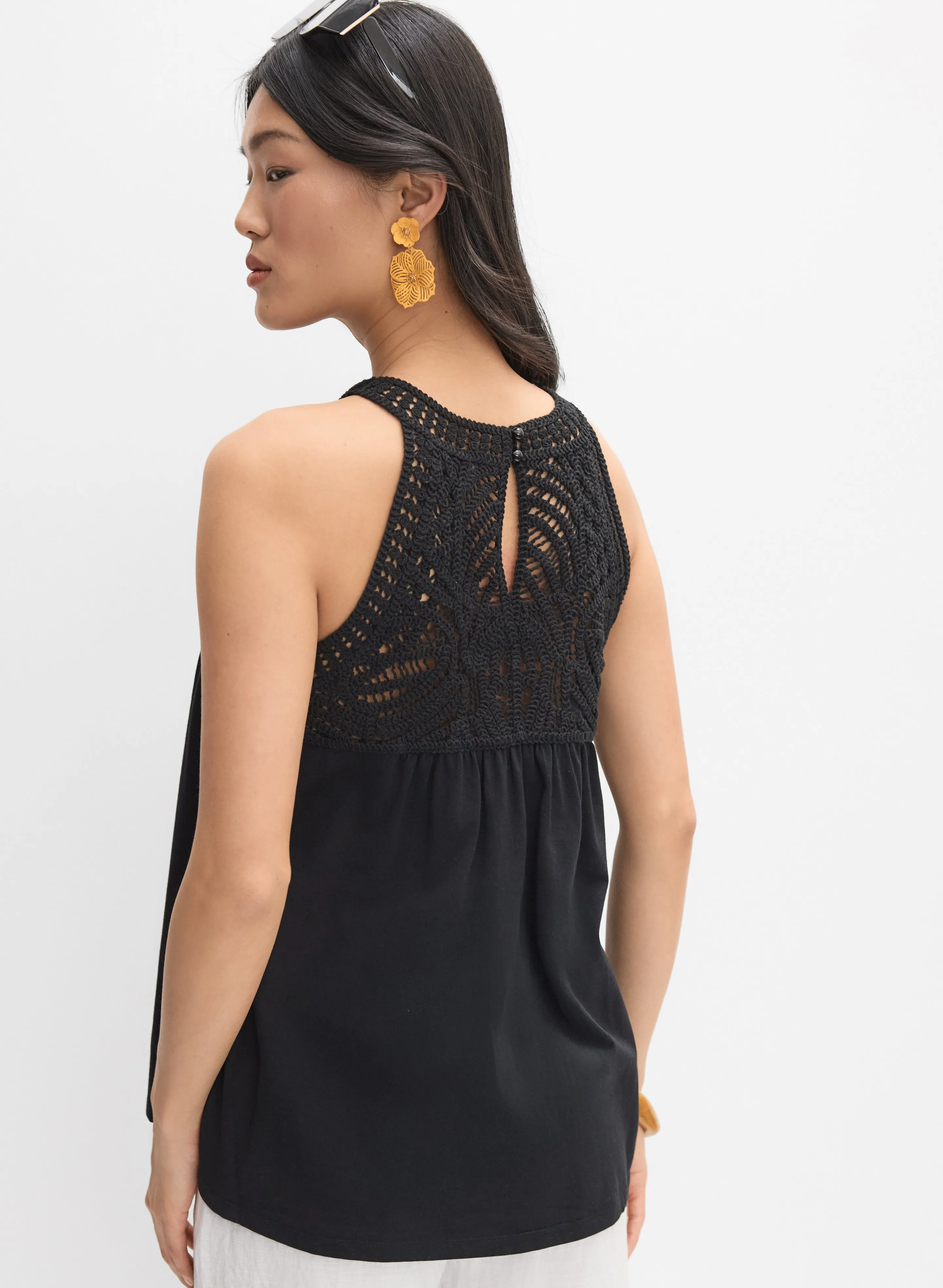 Crochet Detail Top sold by Melanie Lyne product image thumbnail 4