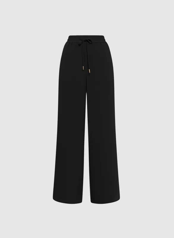 Drawstring Waist Wide-Leg Pants sold by Melanie Lyne