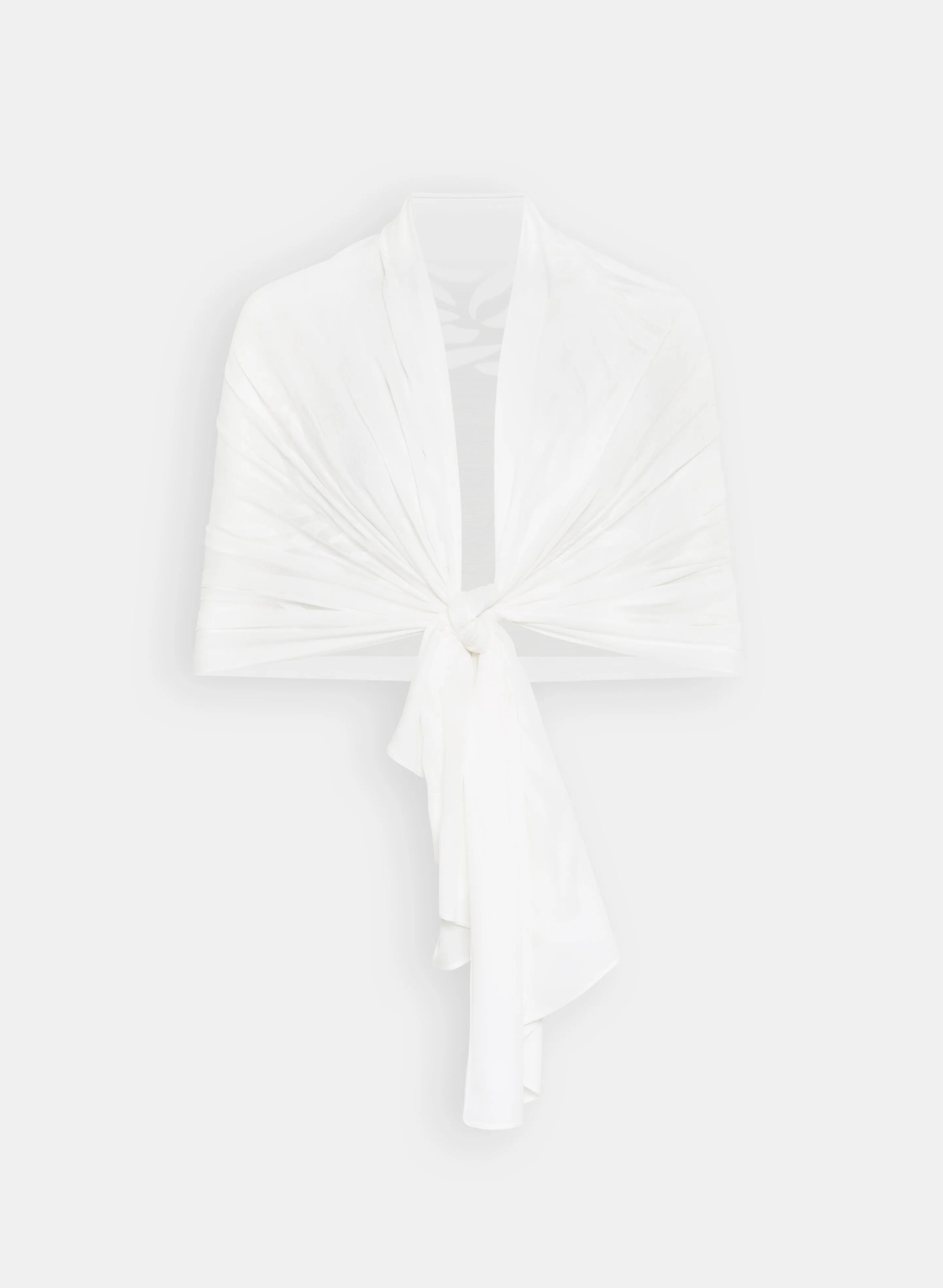 Sheer Leaf Motif Wrap sold by Melanie Lyne