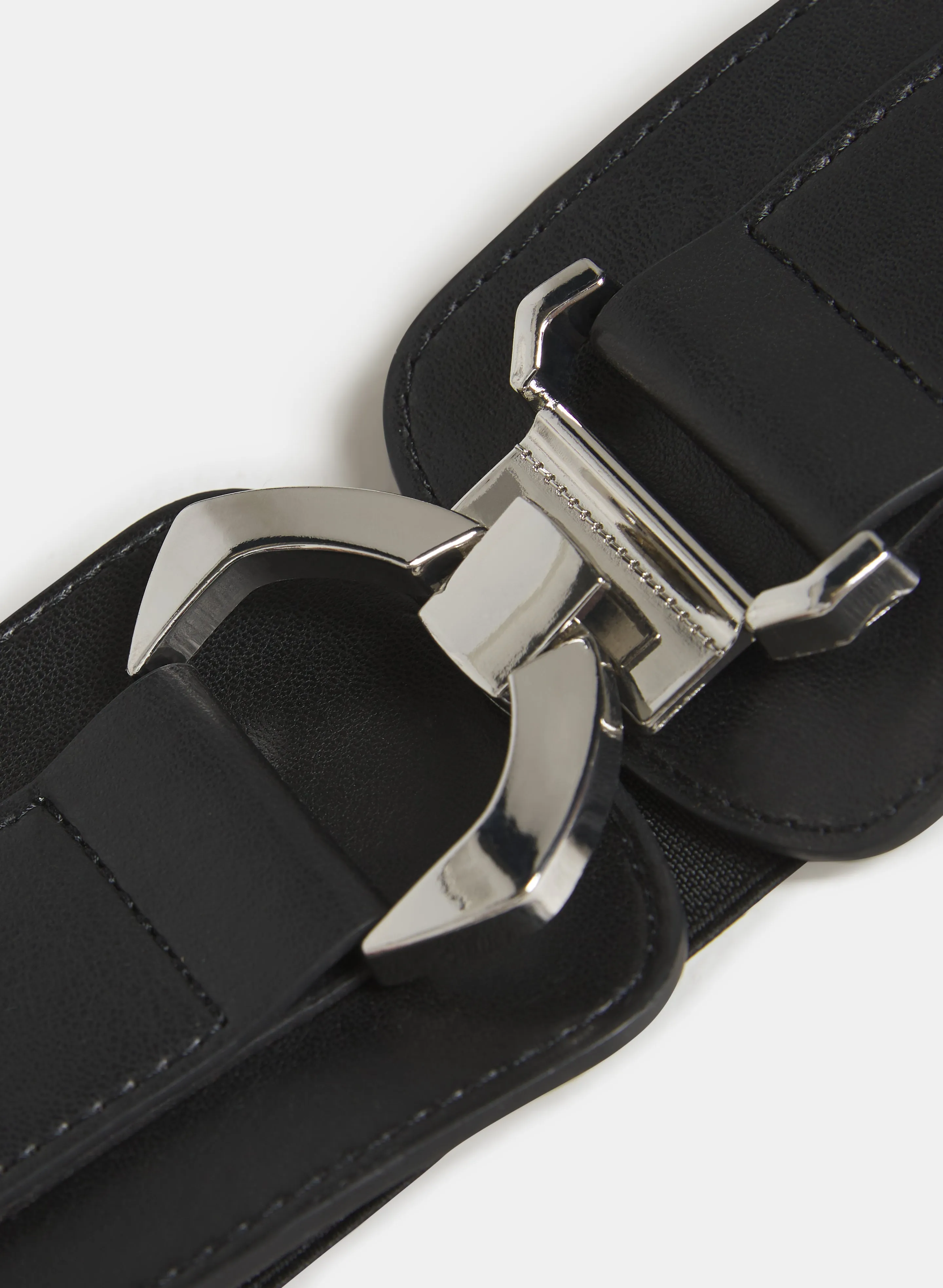 Vegan Leather Elastic Belt sold by Melanie Lyne product image thumbnail 2