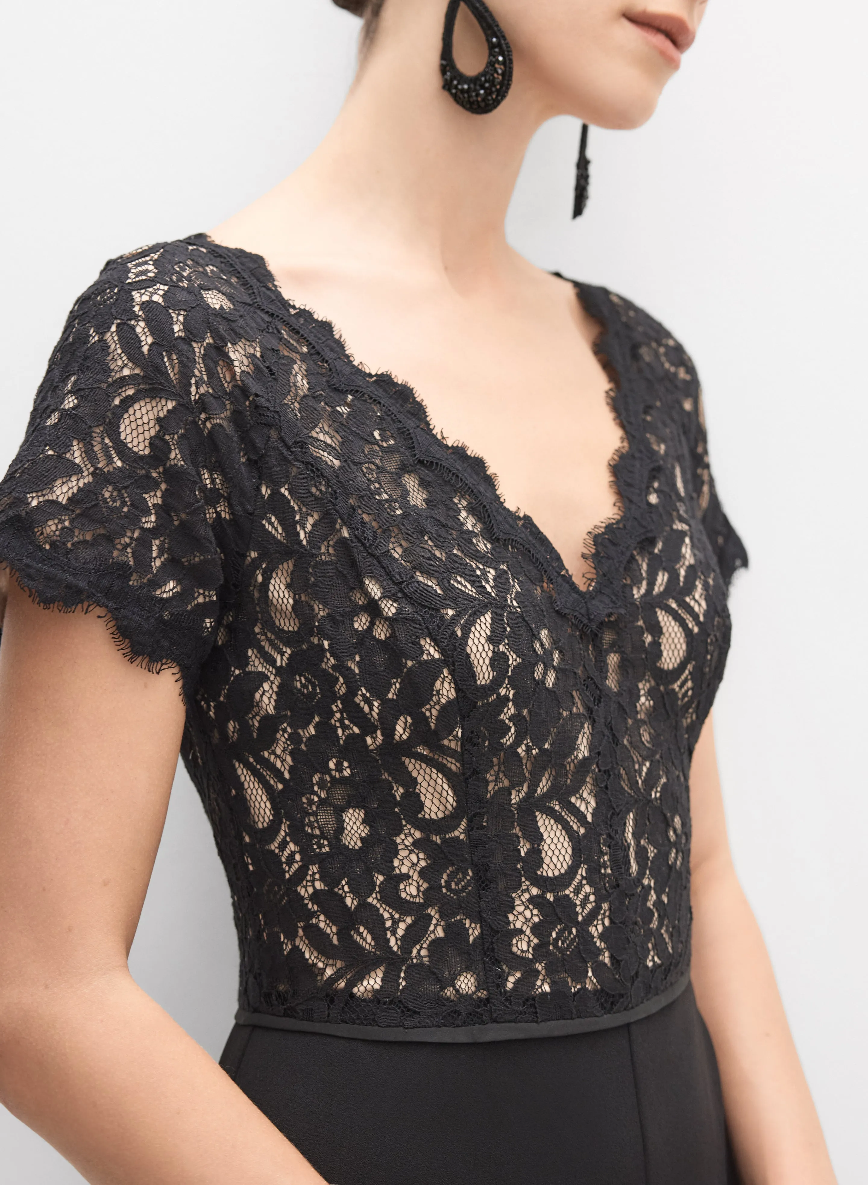 Lace Detail Jumpsuit sold by Melanie Lyne product image thumbnail 2