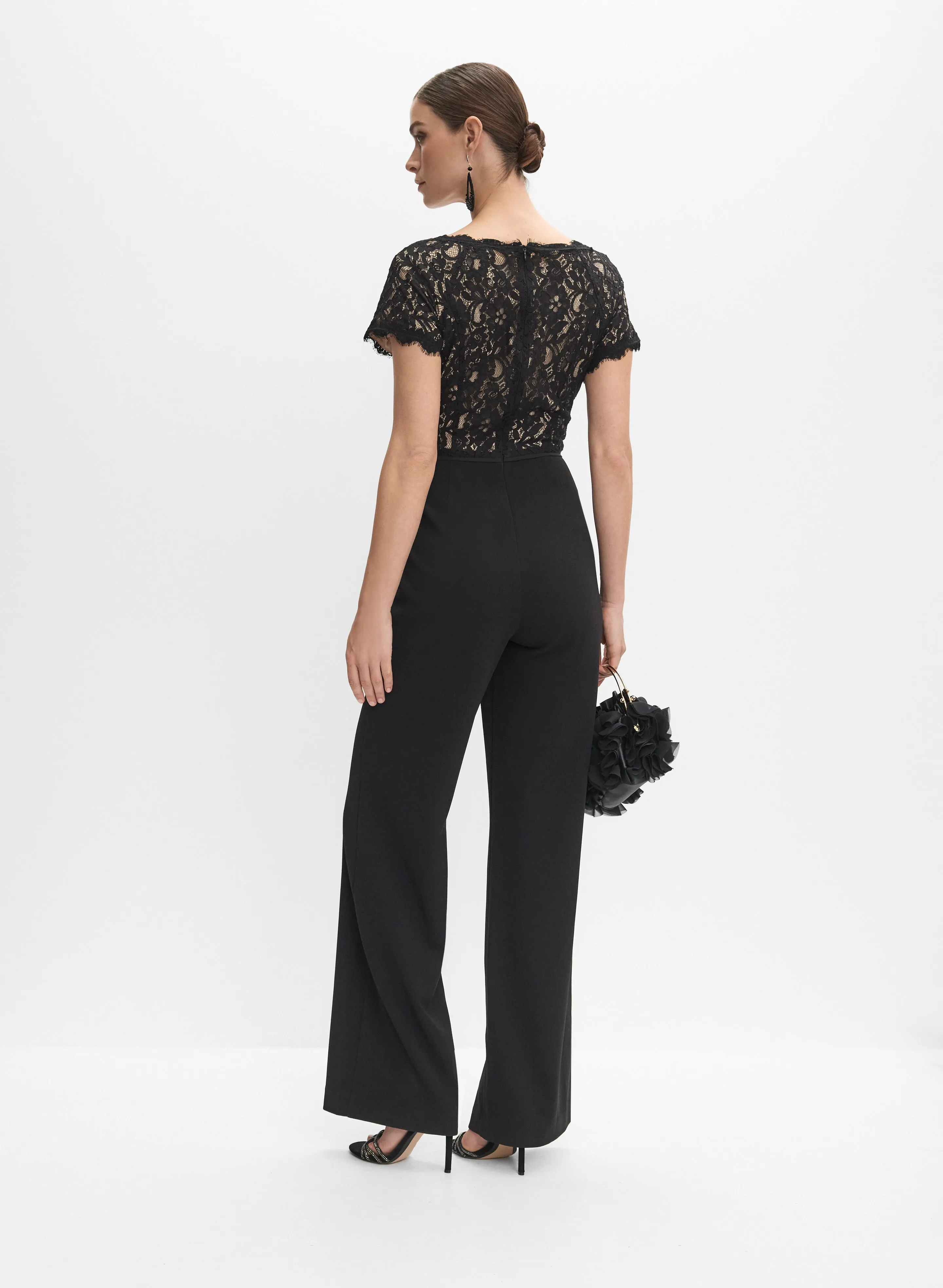 Lace Detail Jumpsuit sold by Melanie Lyne product image thumbnail 5