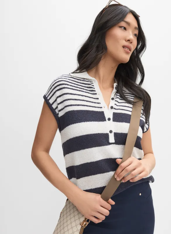 Striped Collar Sweater sold by Melanie Lyne