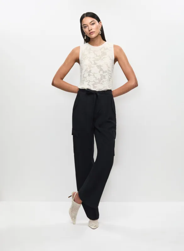 Sleeveless Knit Pullover & Straight Leg Cargo Pants sold by Melanie Lyne