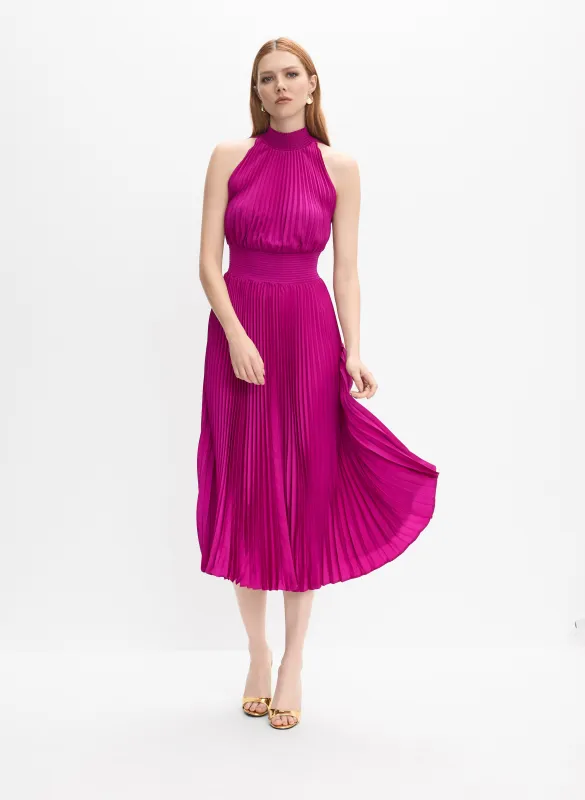 Plissé Satin Dress sold by Melanie Lyne