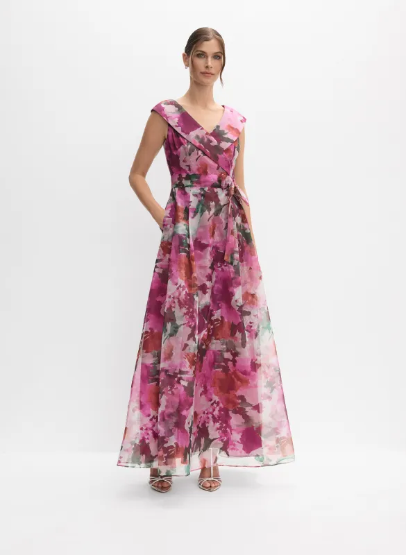 Alex Evenings - Floral Taffeta Dress sold by Melanie Lyne