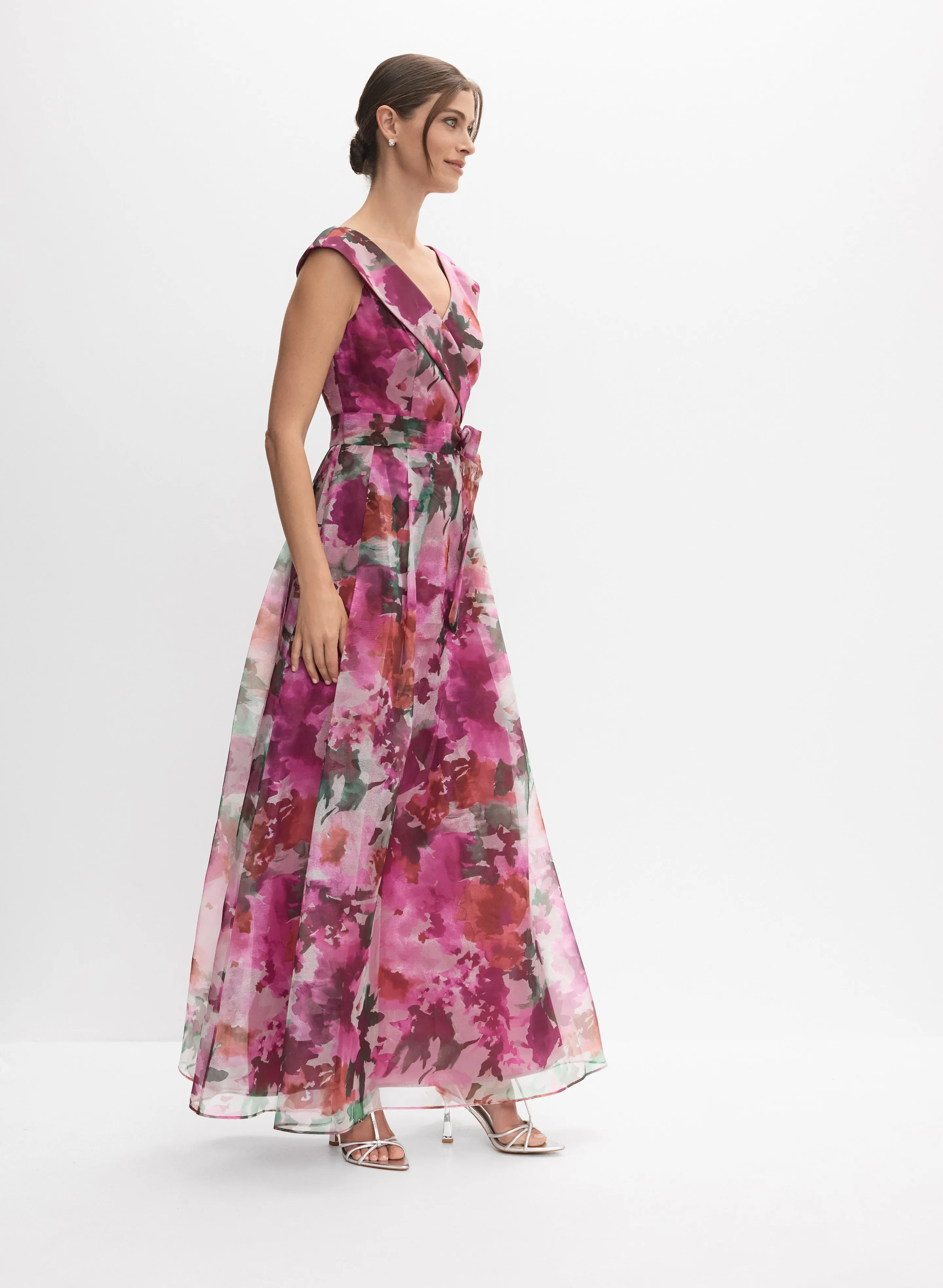 Alex Evenings - Floral Taffeta Dress sold by Melanie Lyne product image thumbnail 2
