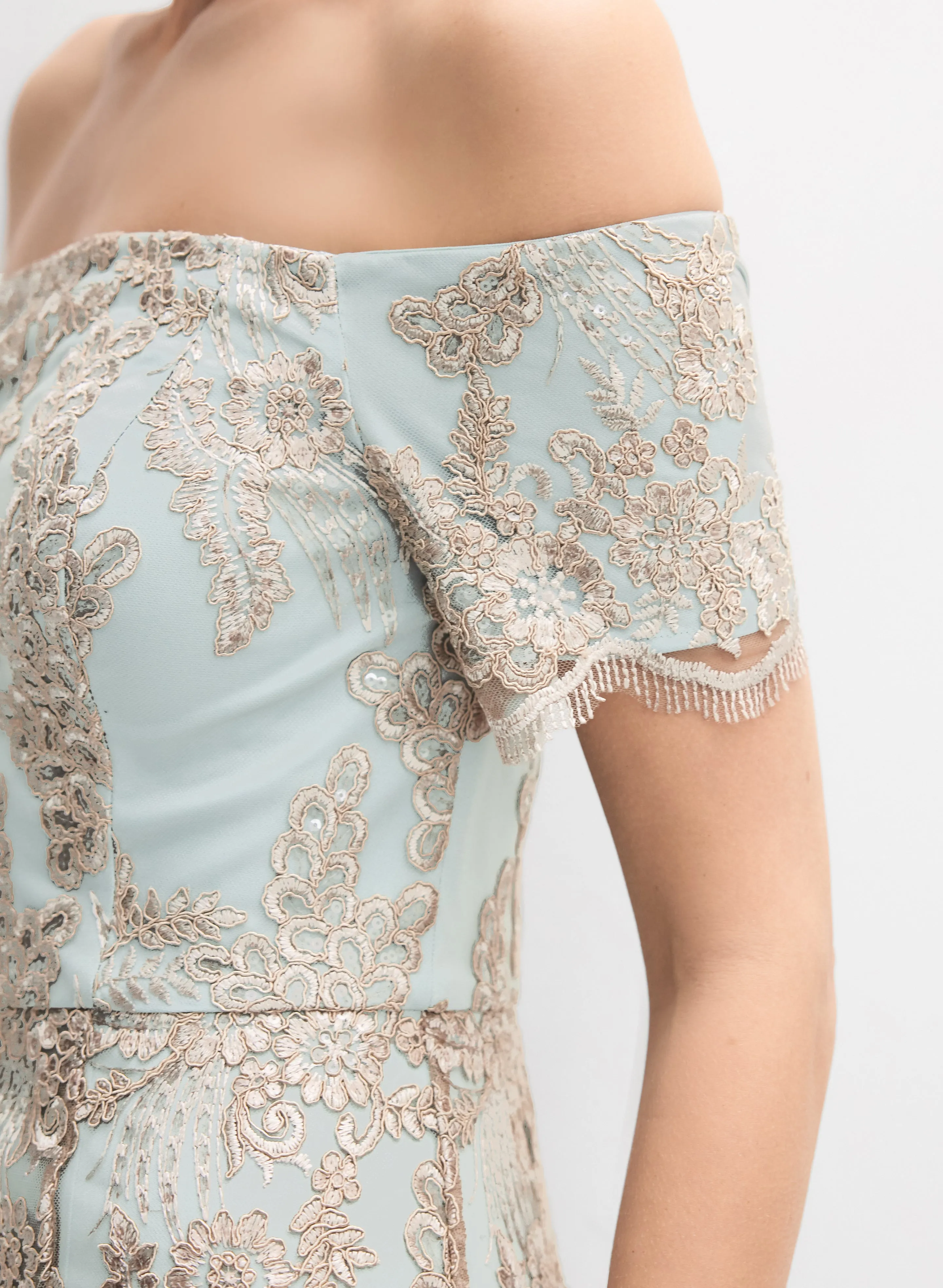 Alex Evenings - Lace Overlay Dress sold by Melanie Lyne product image thumbnail 3
