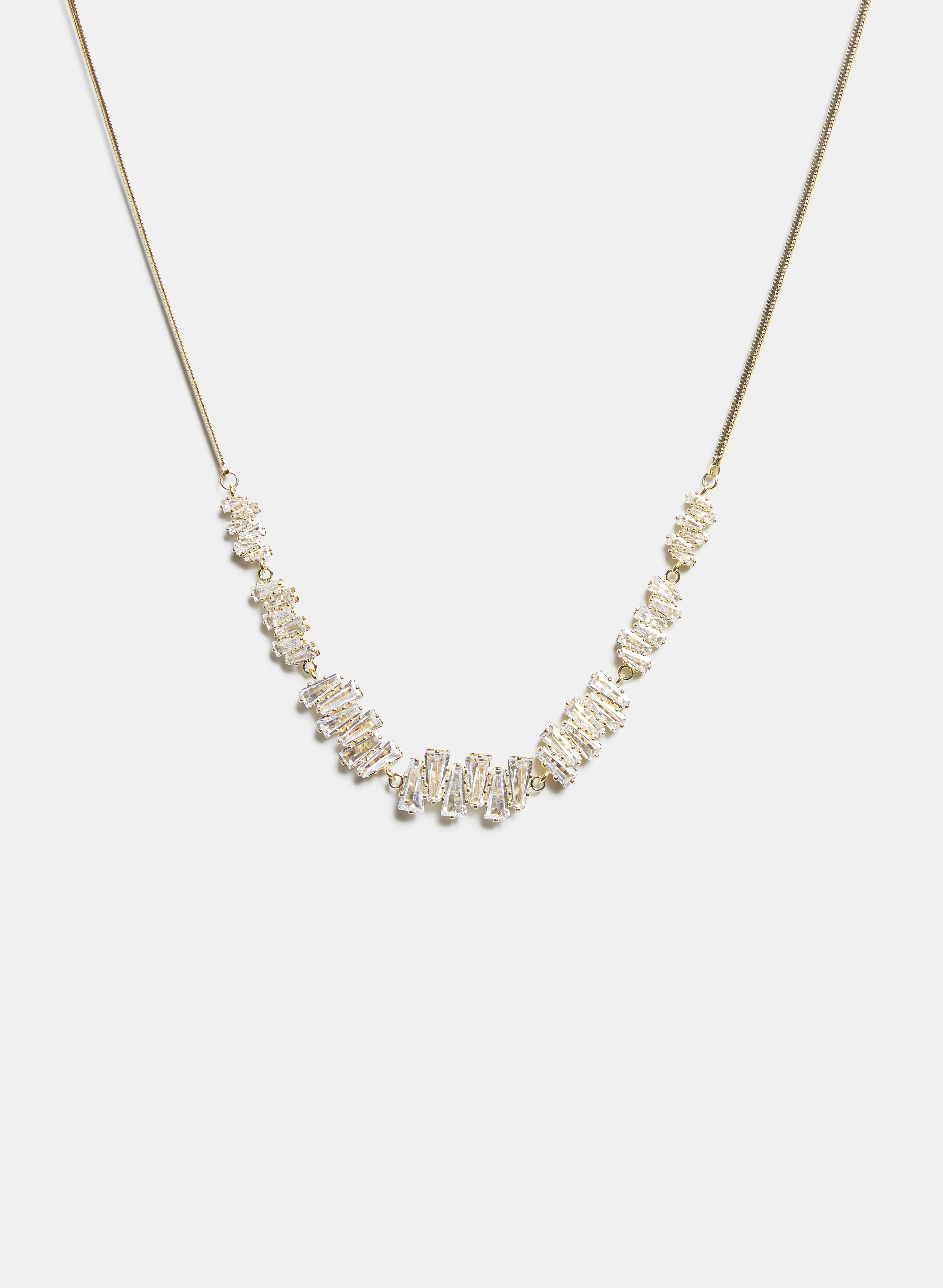 Cubic Zirconia Baguette Necklace sold by Melanie Lyne