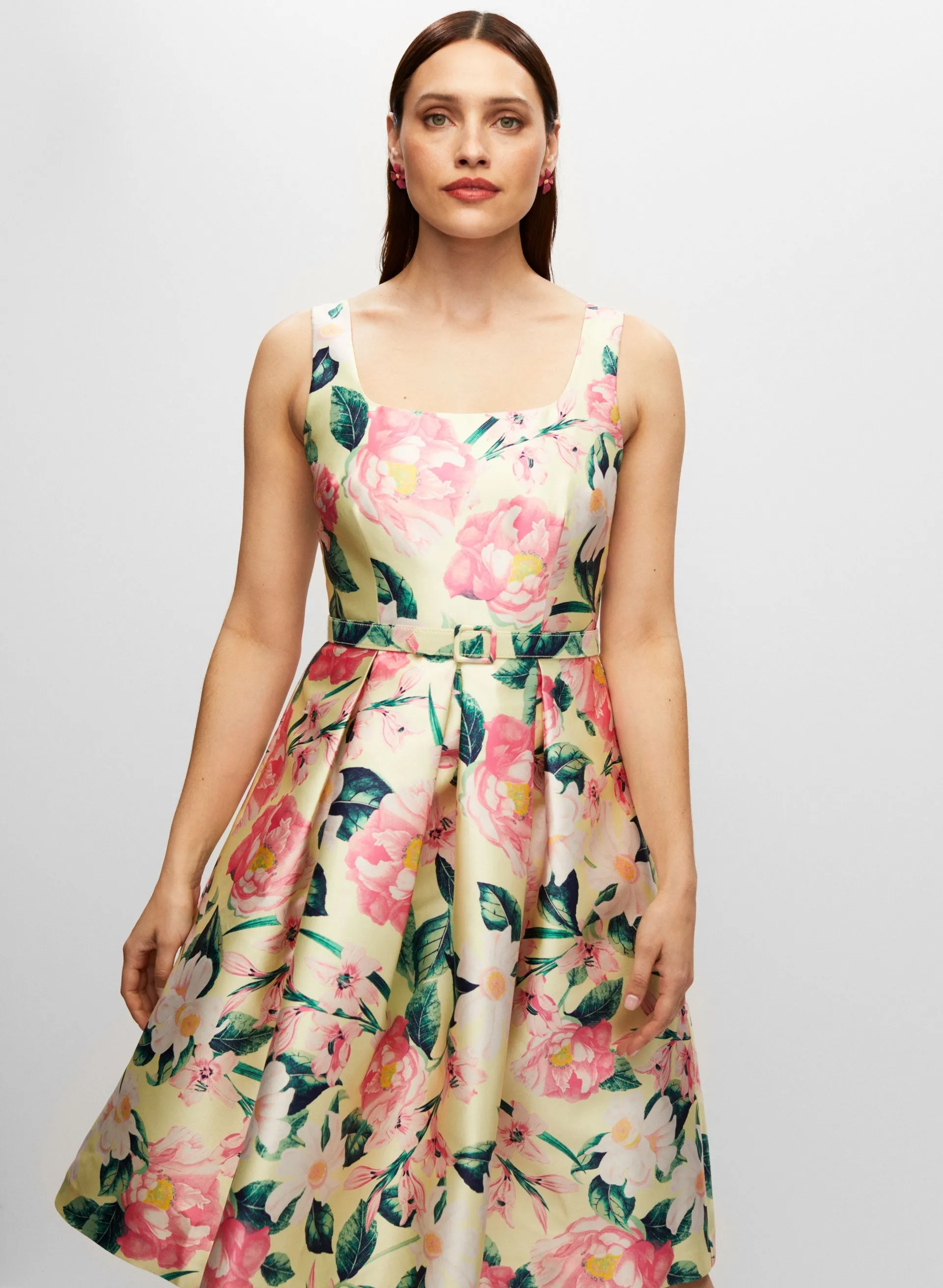 Floral Print Belted Dress sold by Melanie Lyne product image thumbnail 5