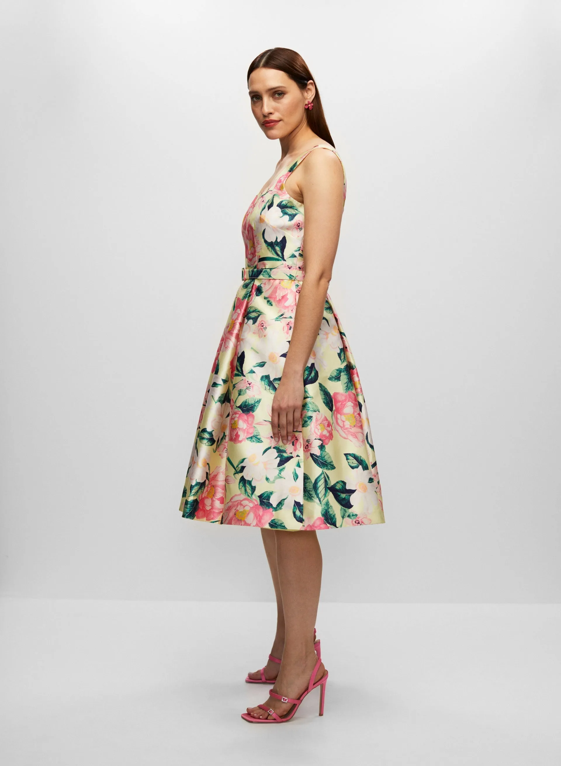 Floral Print Belted Dress sold by Melanie Lyne product image thumbnail 3