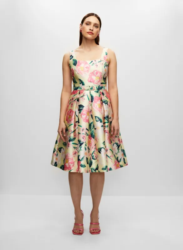Floral Print Belted Dress sold by Melanie Lyne